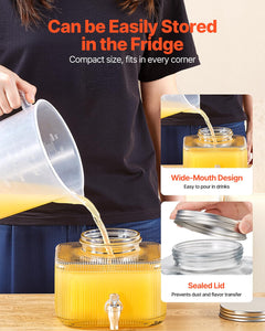 VEVOR 0.8 Gallon Drink Dispensers
