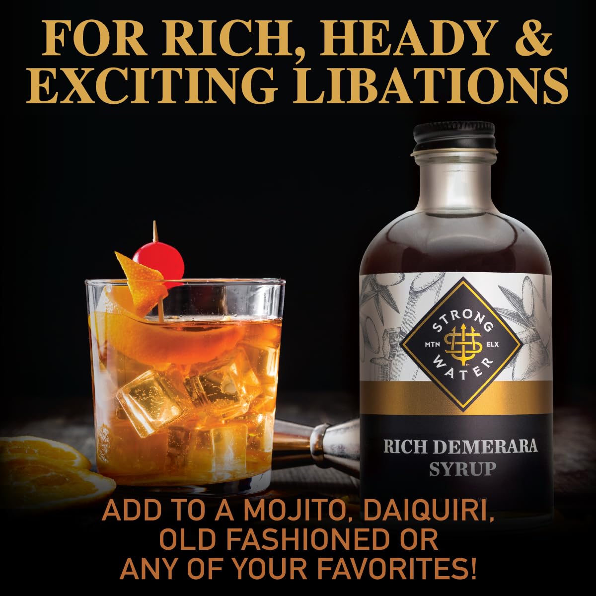 Strongwater Rich Demerara Syrup