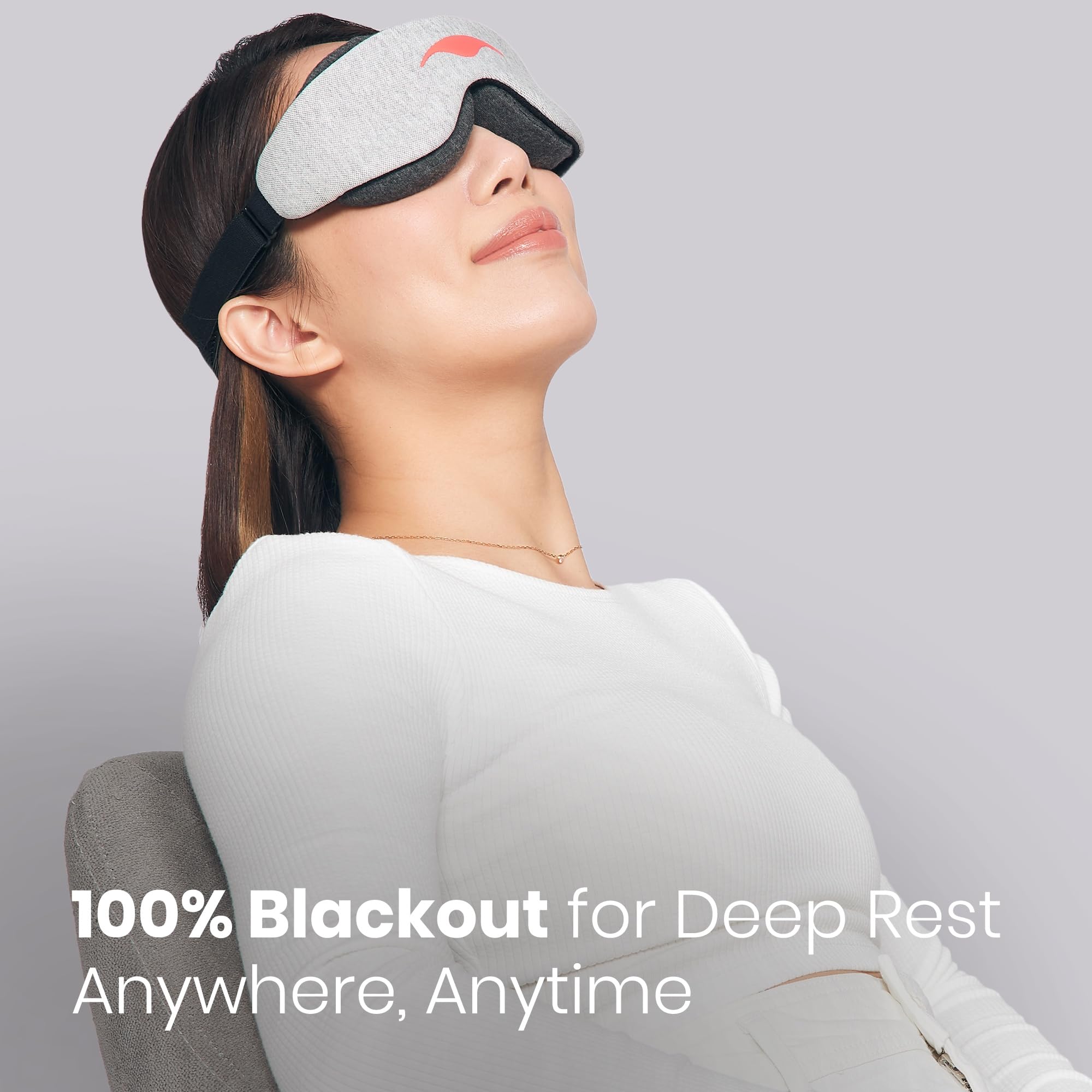 Manta Slim Sleep Mask - Ultra-Lightweight Blackout Eye Mask