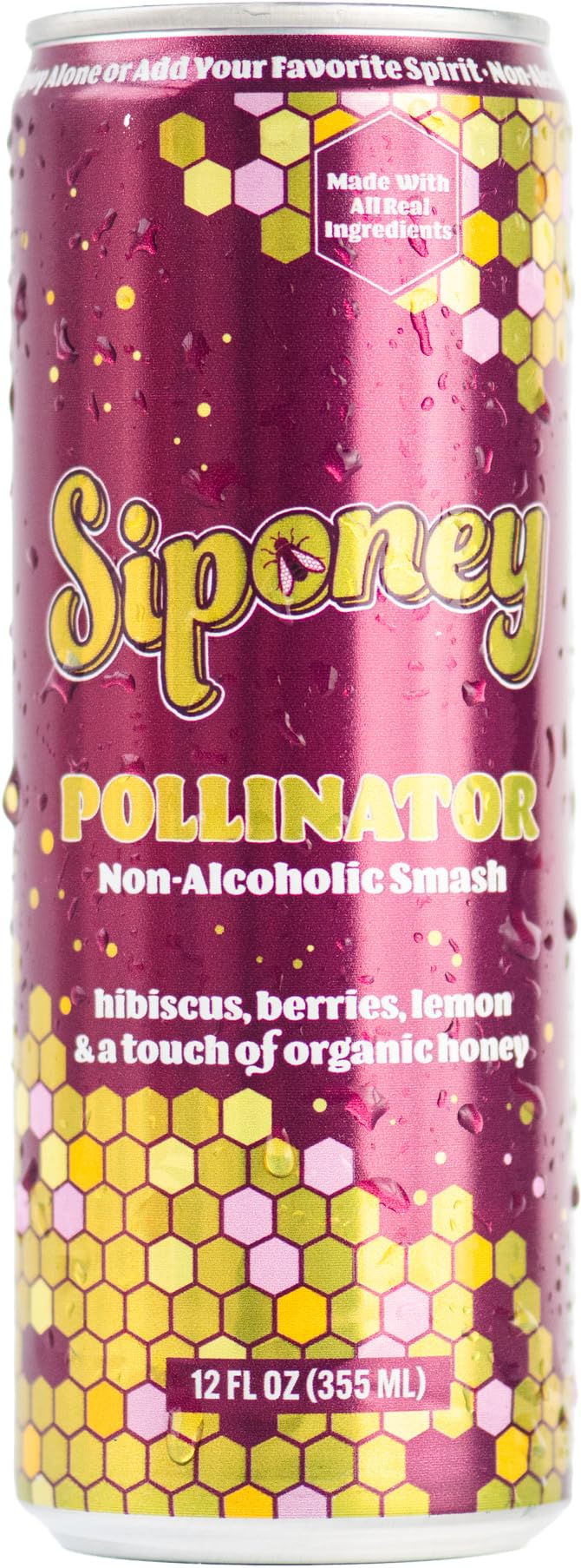 Siponey Pollinator Non-Alcoholic Smash Cocktail