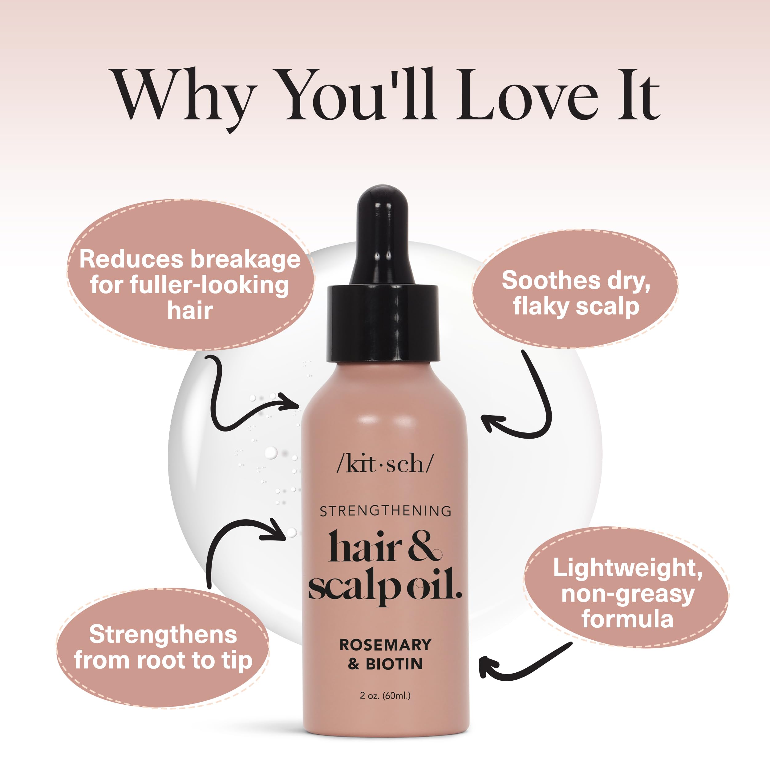 Kitsch Rosemary Oil for Hair Growth – Pre-Wash Hair Oil