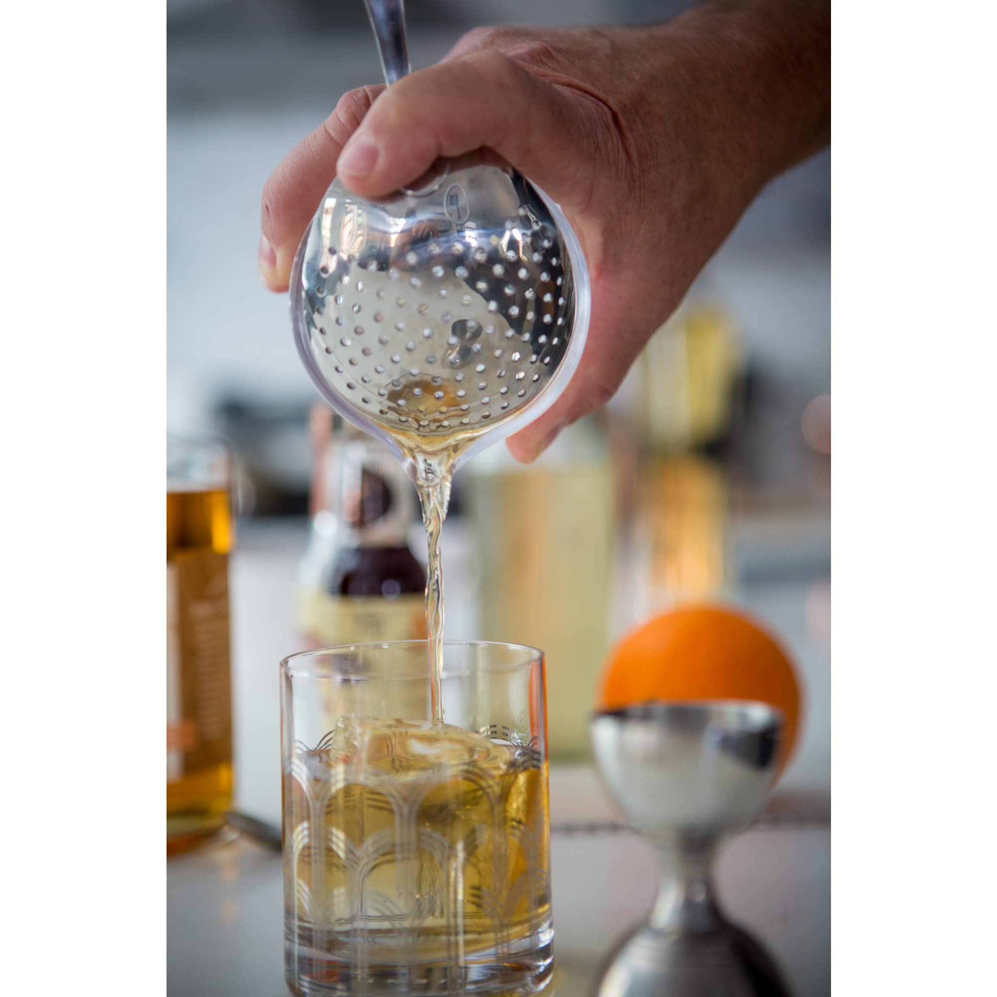 Viski Julep Stainless Steel Cocktail Strainer