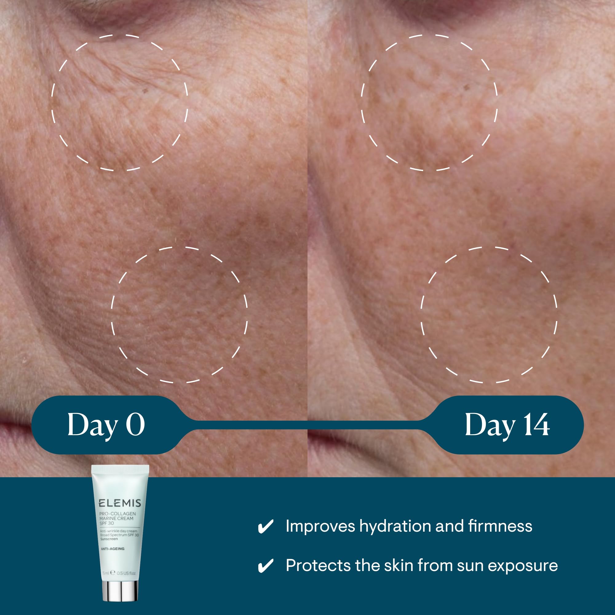 ELEMIS Pro-Collagen Marine Cream SPF 30, Travel-Size