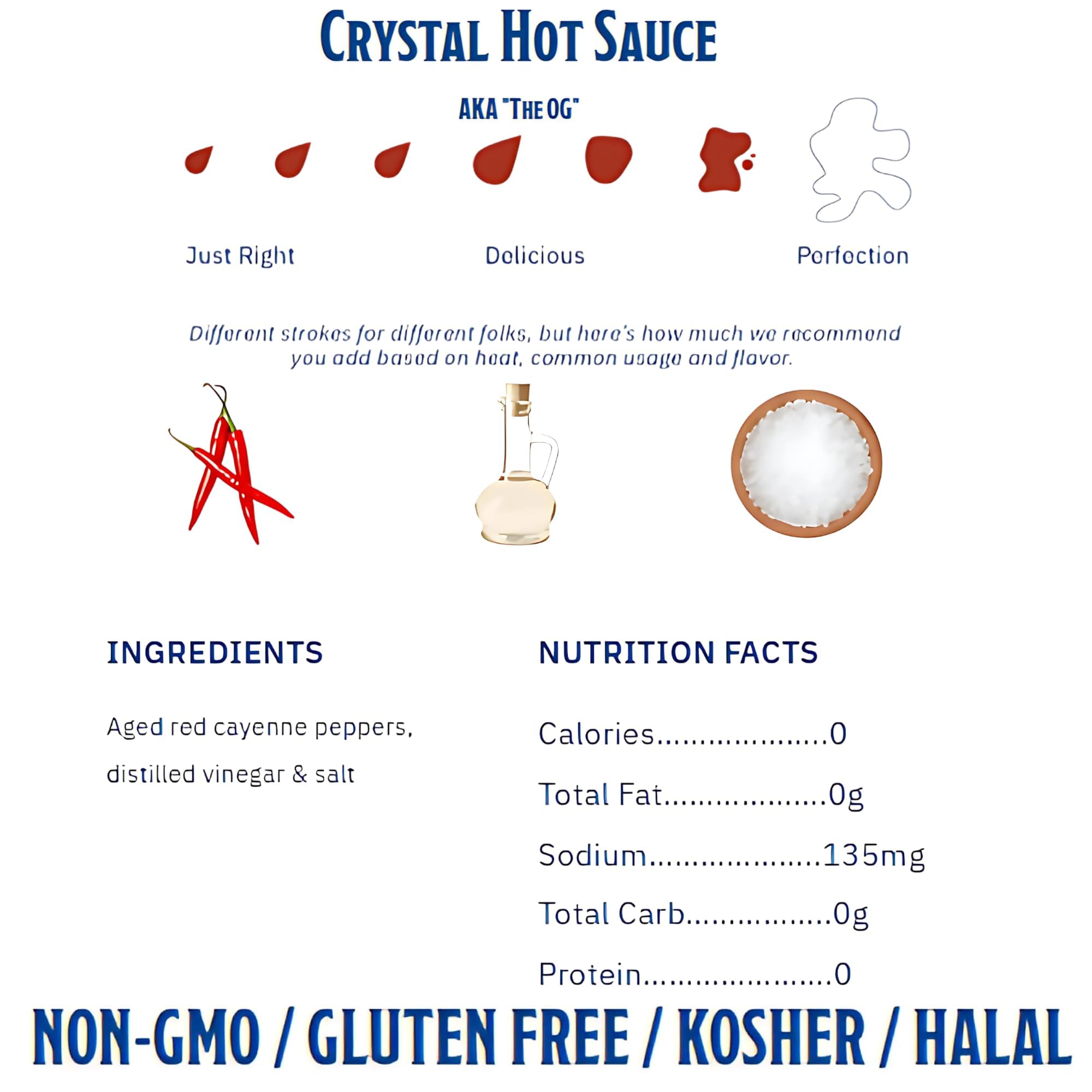 Crystal Louisiana's Pure Hot Sauce