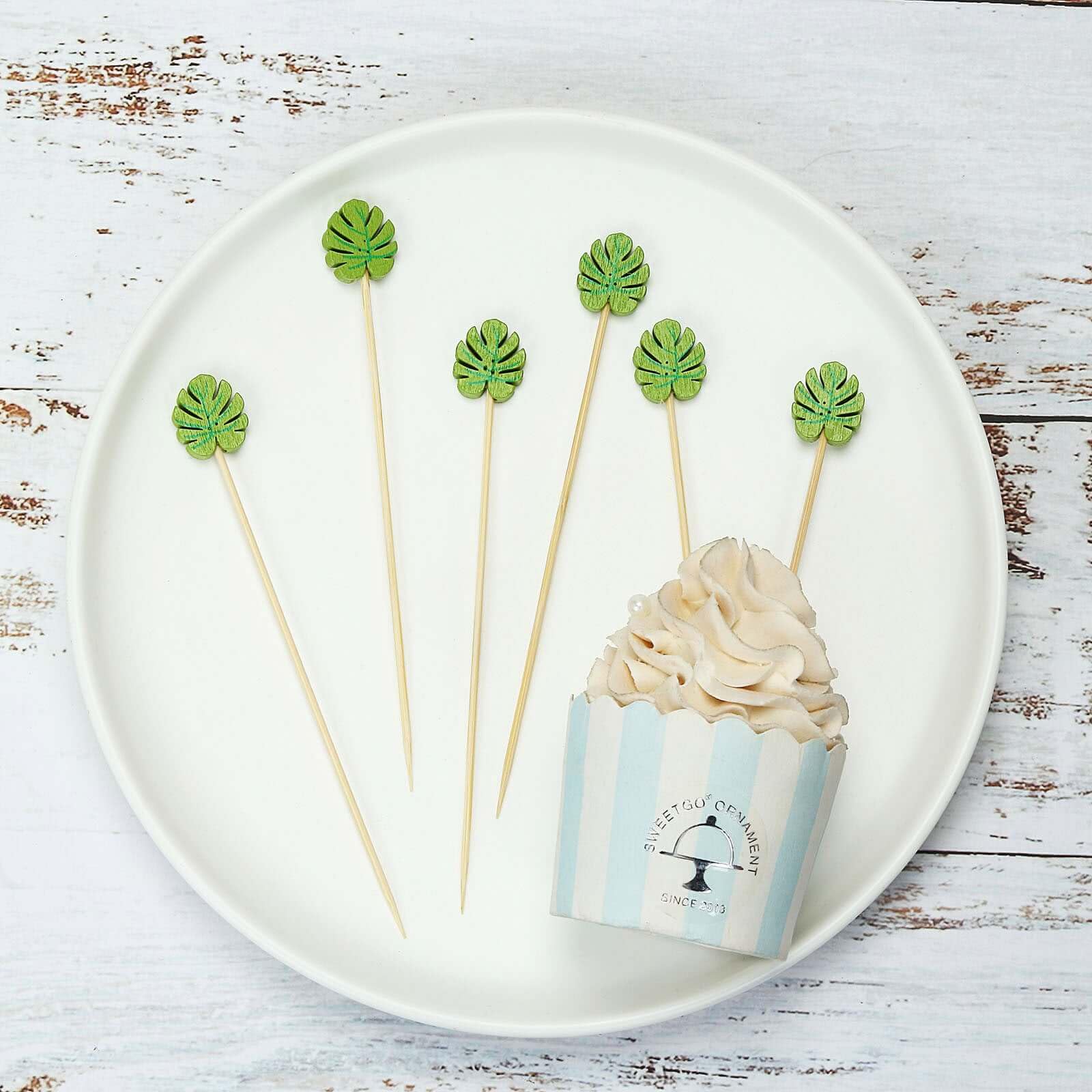 Efavormart Tropical Leaf Party Picks