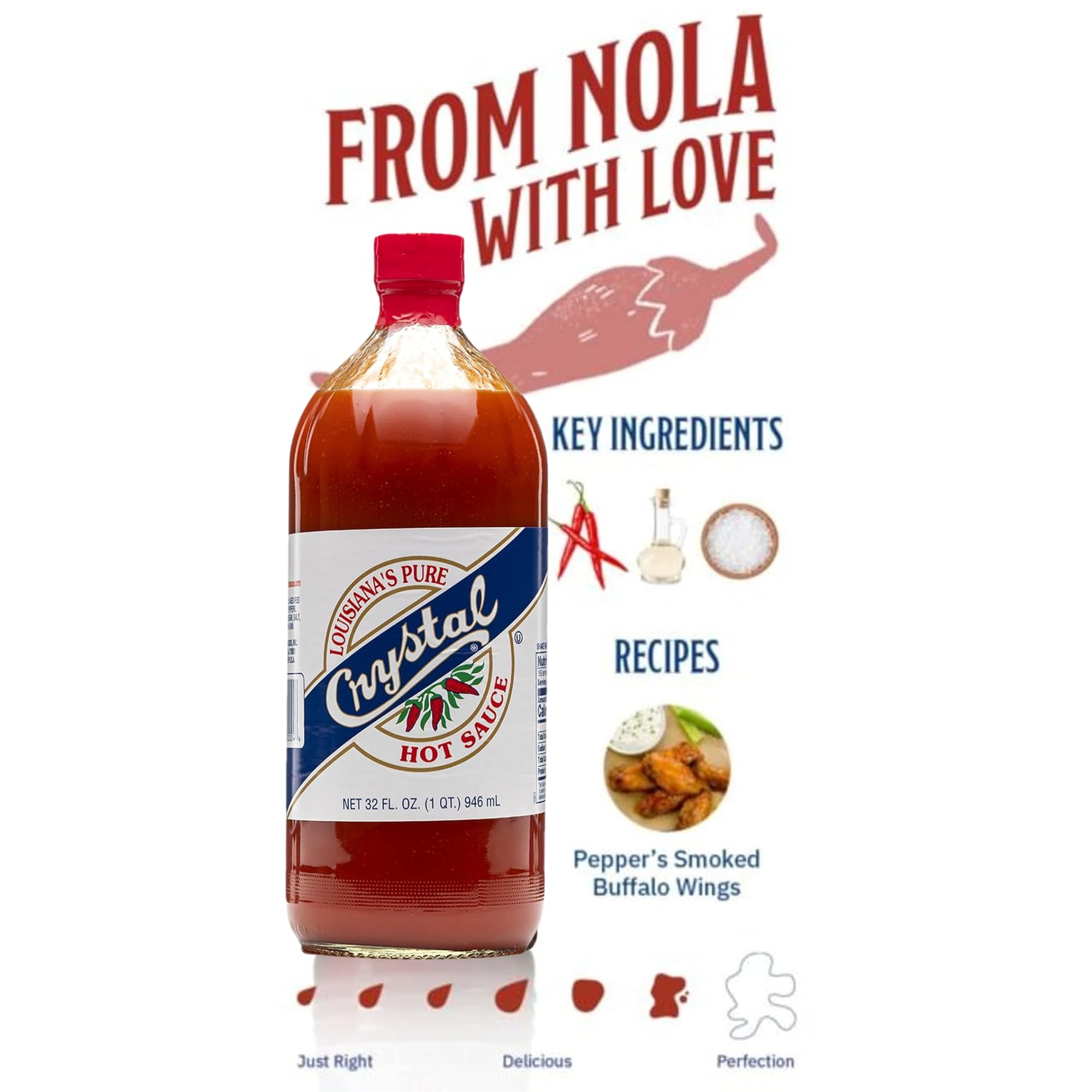Crystal Louisiana's Pure Hot Sauce
