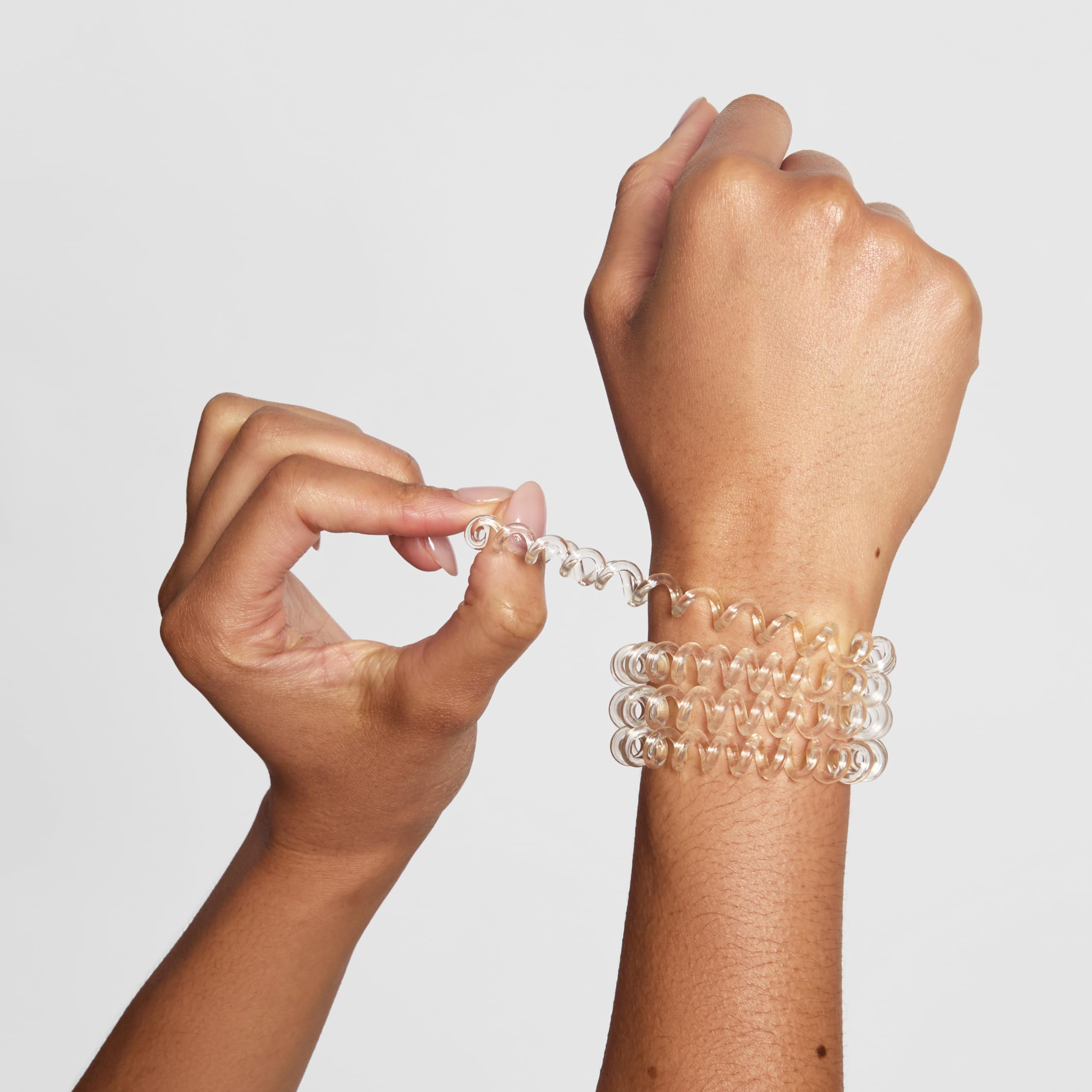 Kitsch Spiral Hair Ties for Women, Coil Hair Ties for Thick Hair