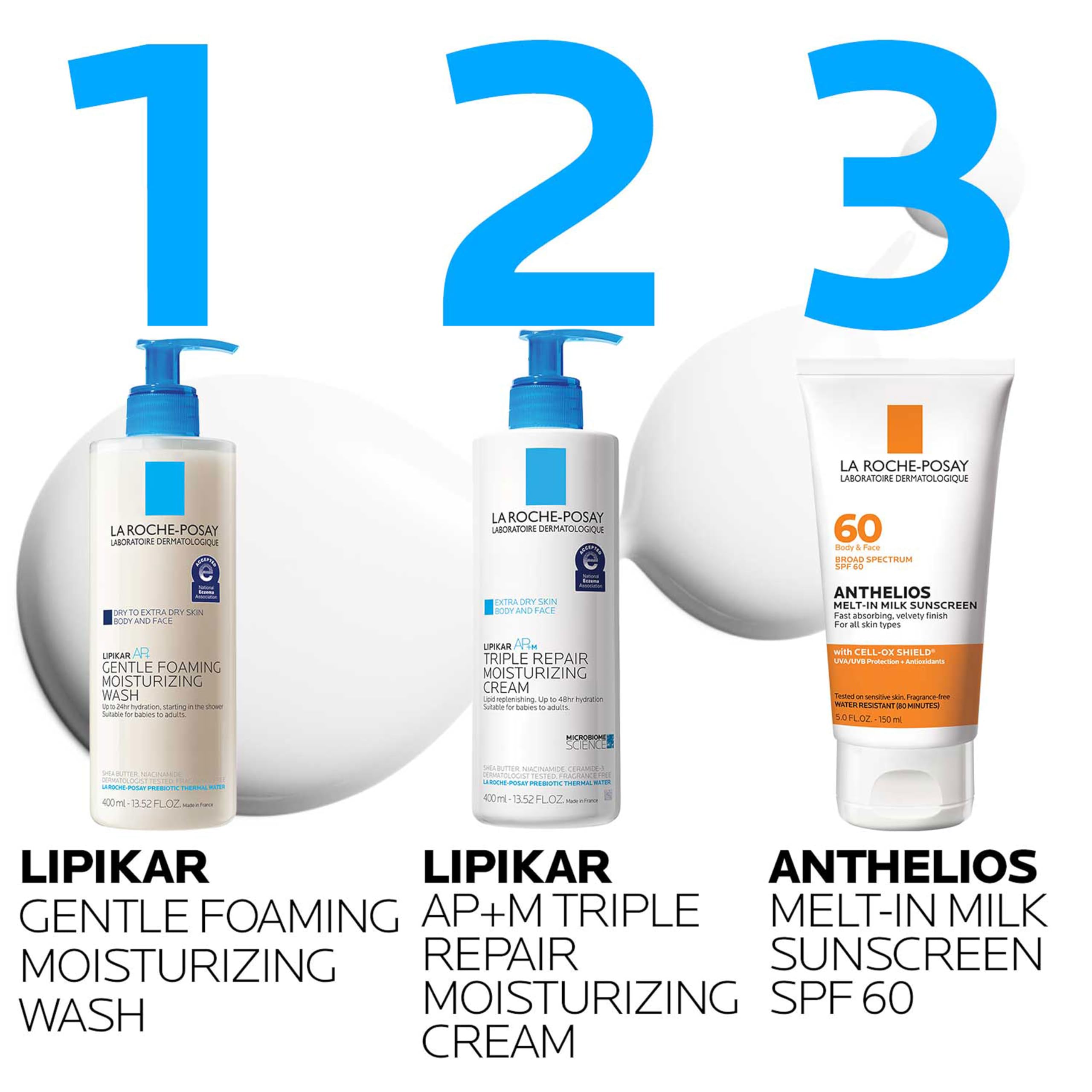 La Roche-Posay Lipikar AP+ Gentle Foaming Moisturizing Wash