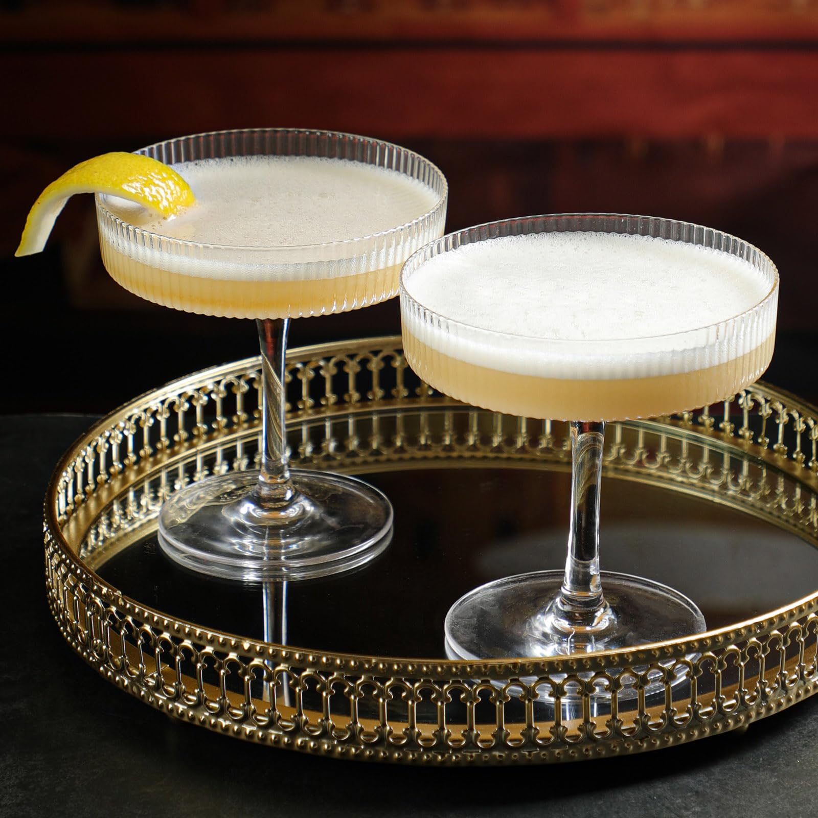 LaDovana Coupe Glasses - Set of 4