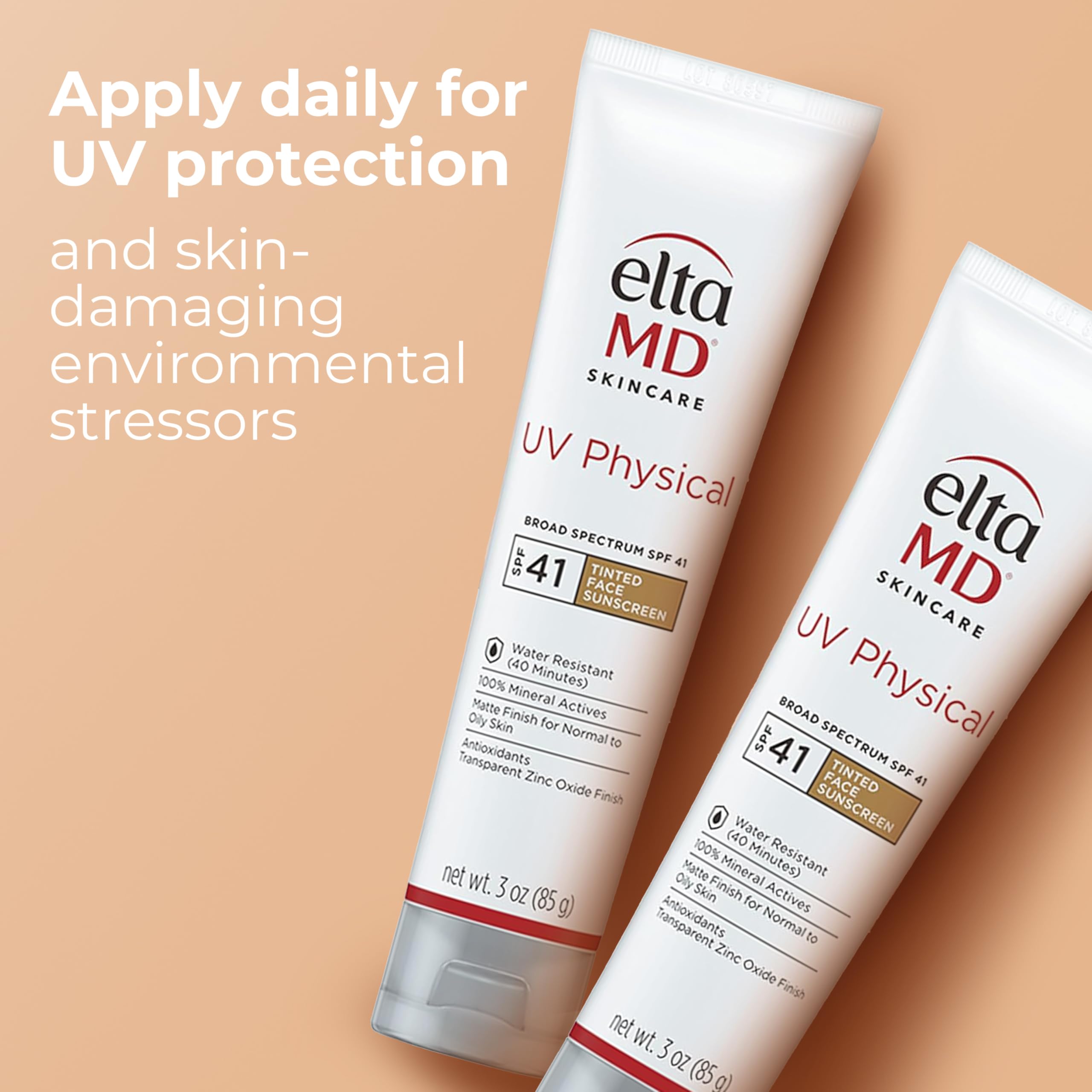 EltaMD UV Physical Tinted Mineral Sunscreen for Face SPF 41
