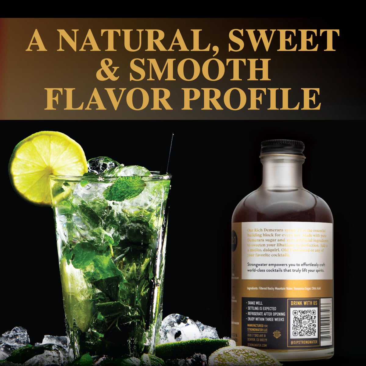 Strongwater Rich Demerara Syrup