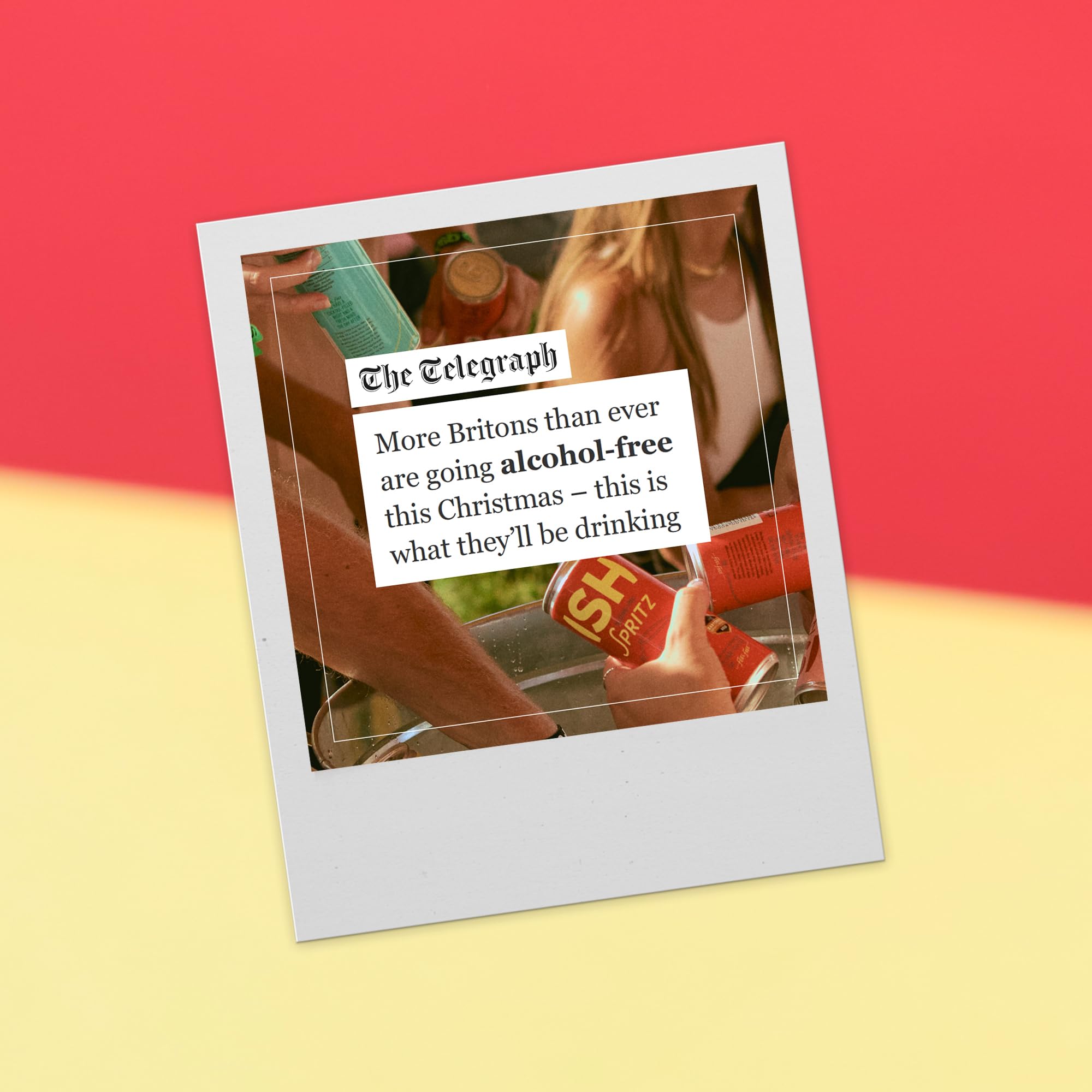 ISH Spritz, Non Alcoholic Aperol Canned Cocktail