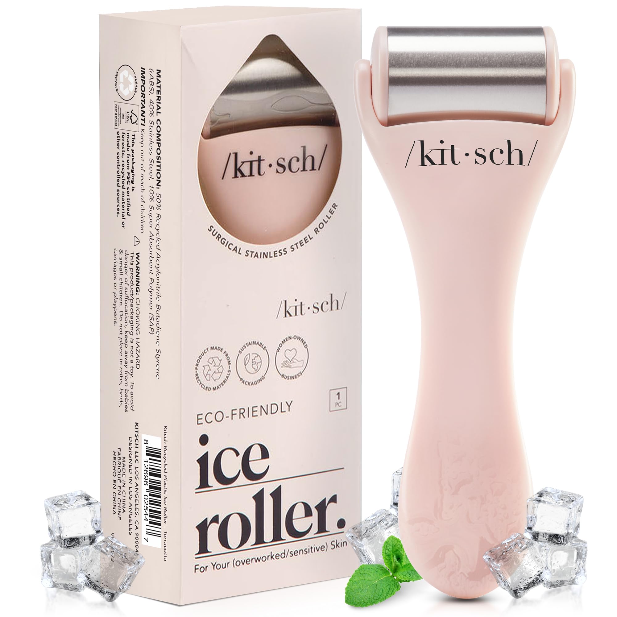 Kitsch Ice Roller for Face - Stainless Steel Ice Face Rollers