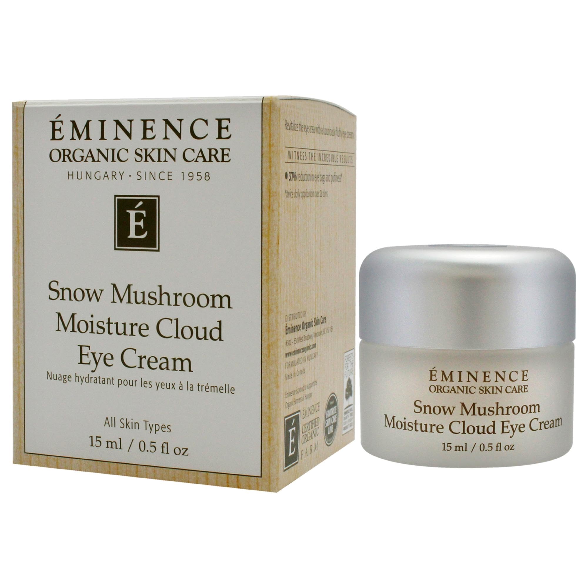 Eminence Organic Snow Mushroom Moisture Cloud Eye Cream