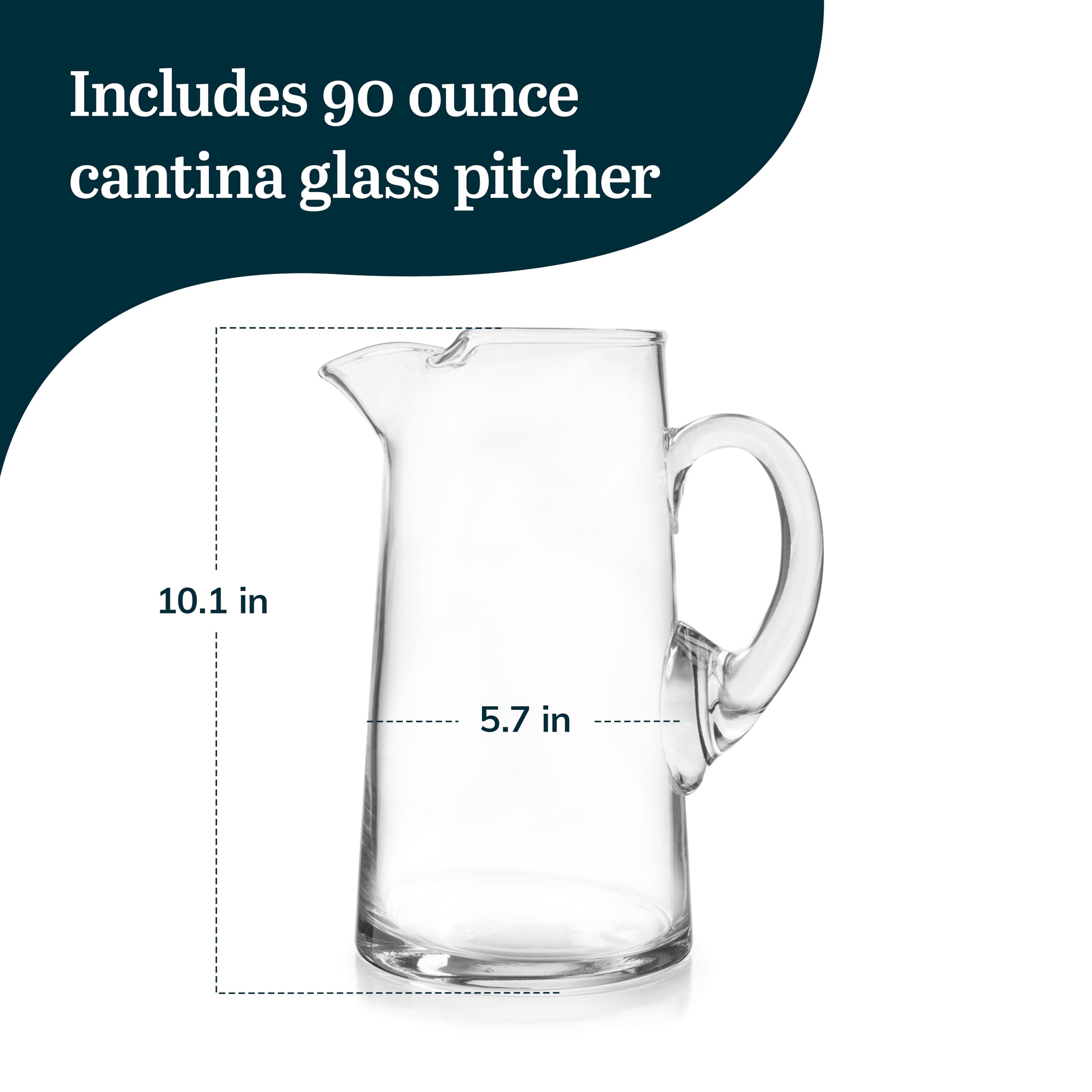 Libbey Cantina Glass Pitcher in Gift Box