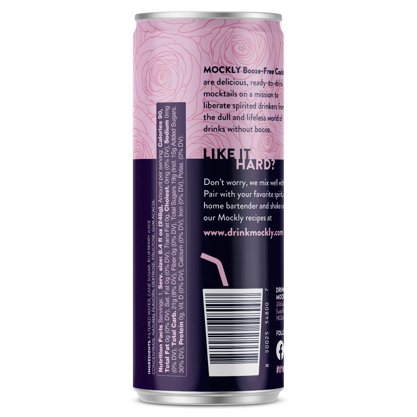 Mockly Baron von Blue Booze-Free Cocktail