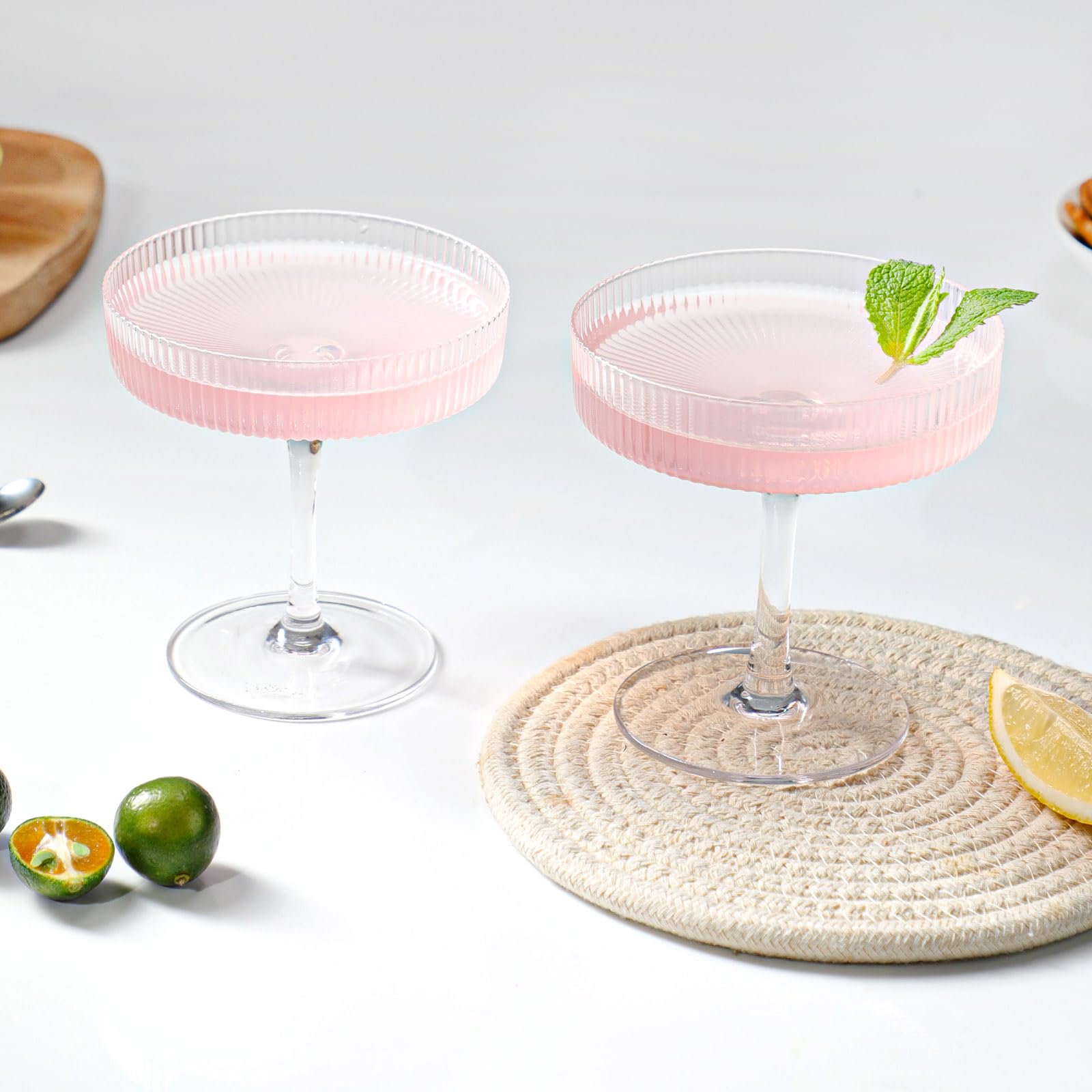 LaDovana Coupe Glasses - Set of 4