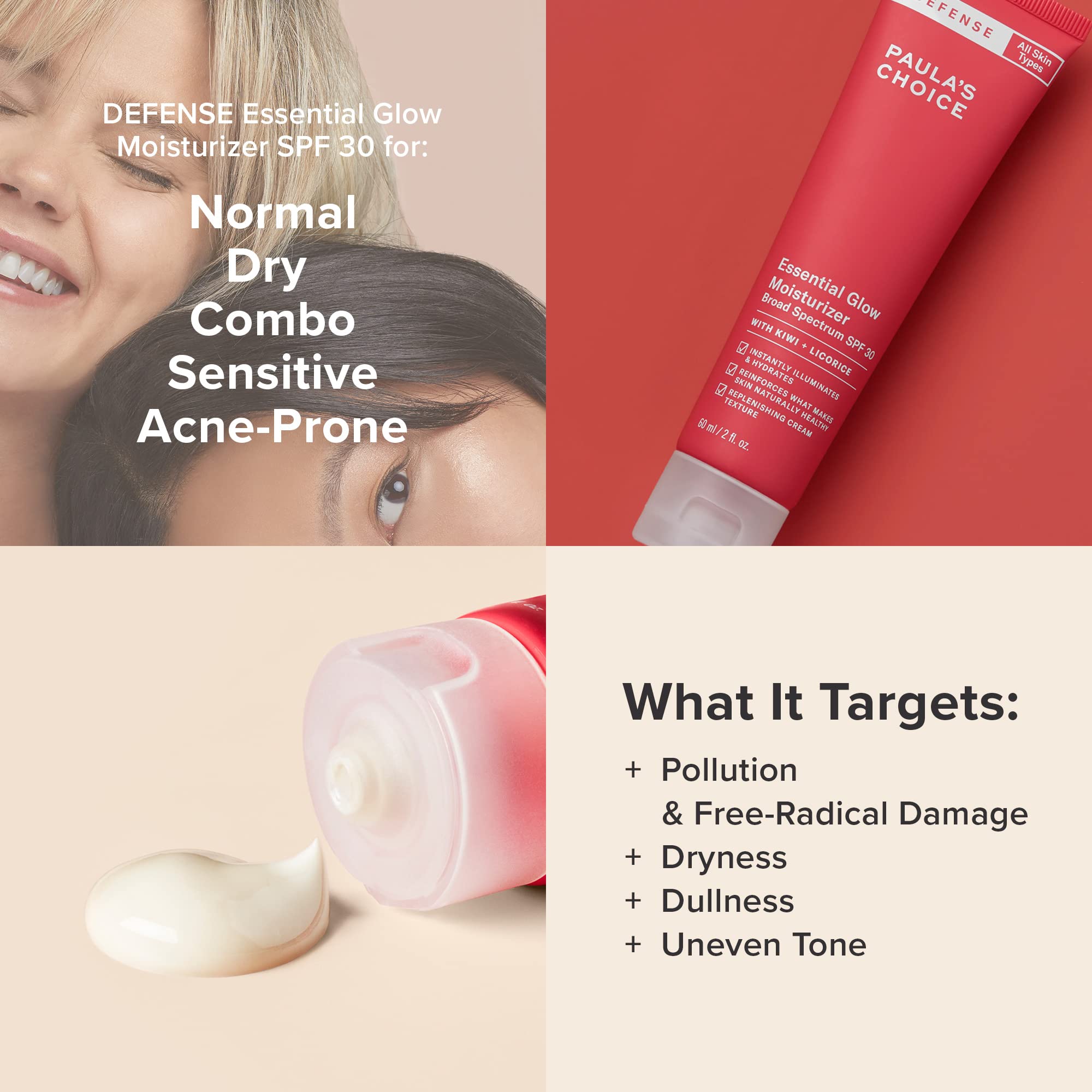 Paula's Choice DEFENSE Essential Glow Mineral Moisturizer SPF 30