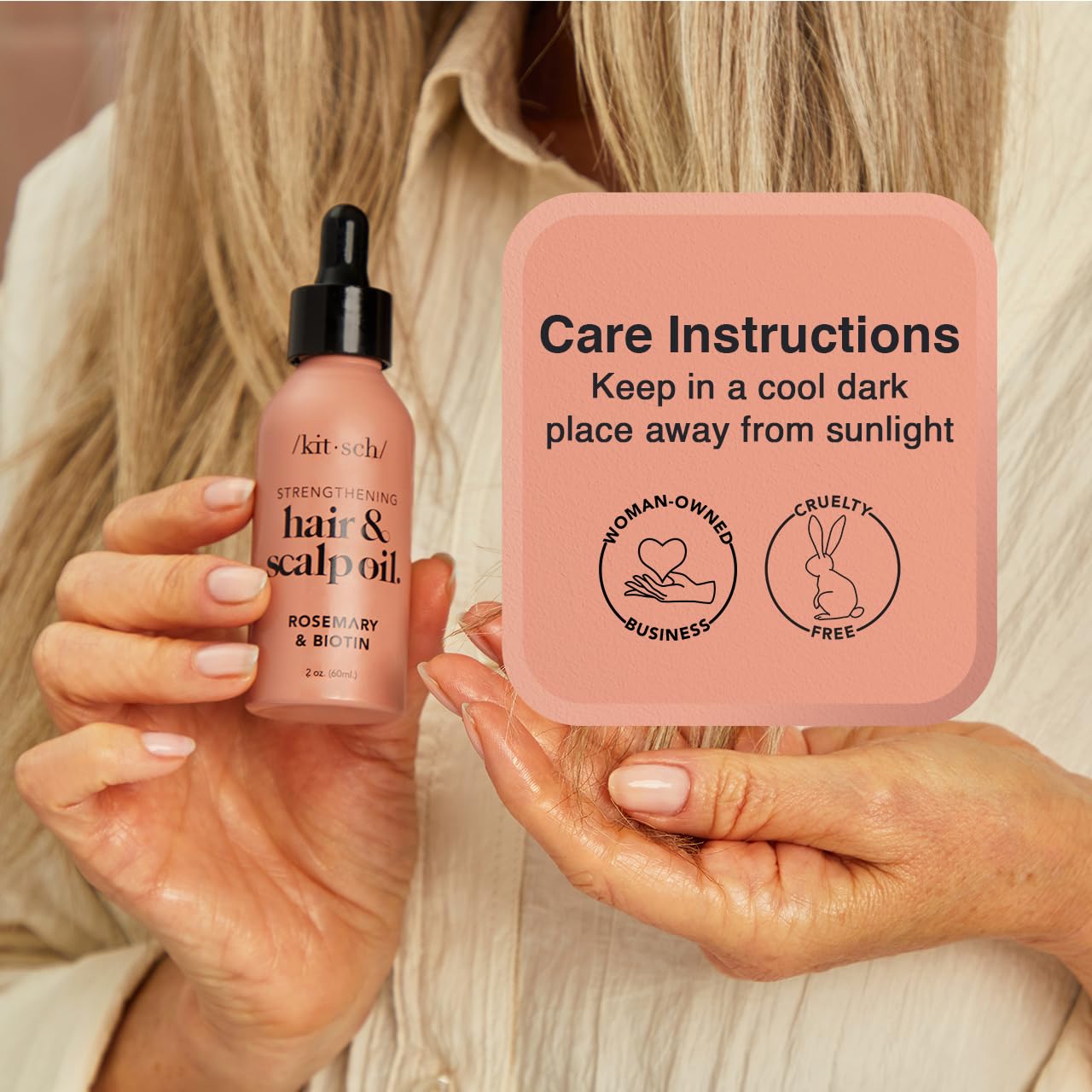 Kitsch Rosemary Oil for Hair Growth – Pre-Wash Hair Oil