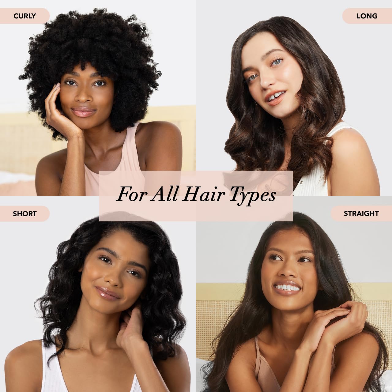 Kitsch Satin Heatless Hair Curler Set - Heatless Curlers for Heatless Curls Overnight