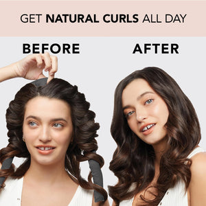 Kitsch Satin Heatless Hair Curler Set - Heatless Curlers for Heatless Curls Overnight