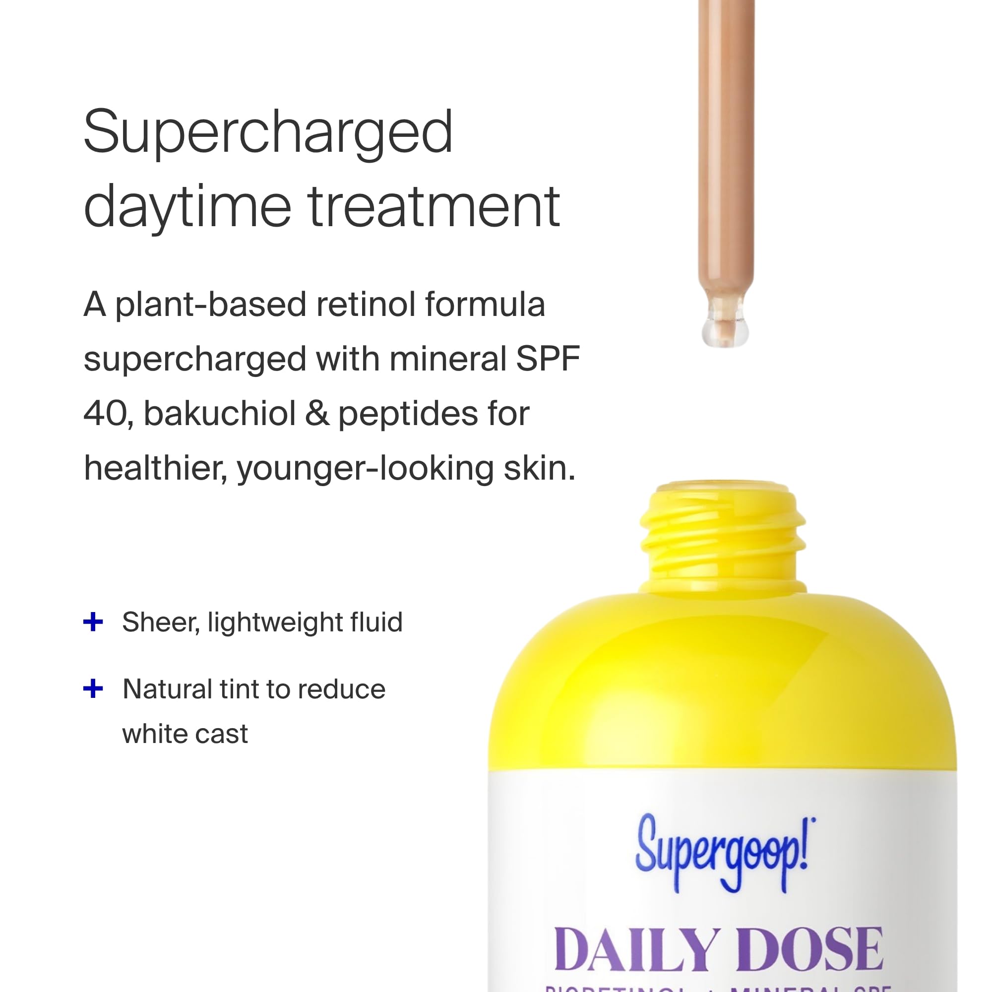 Supergoop! Daily Dose Bioretinol + Mineral SPF 40 with Bakuchiol