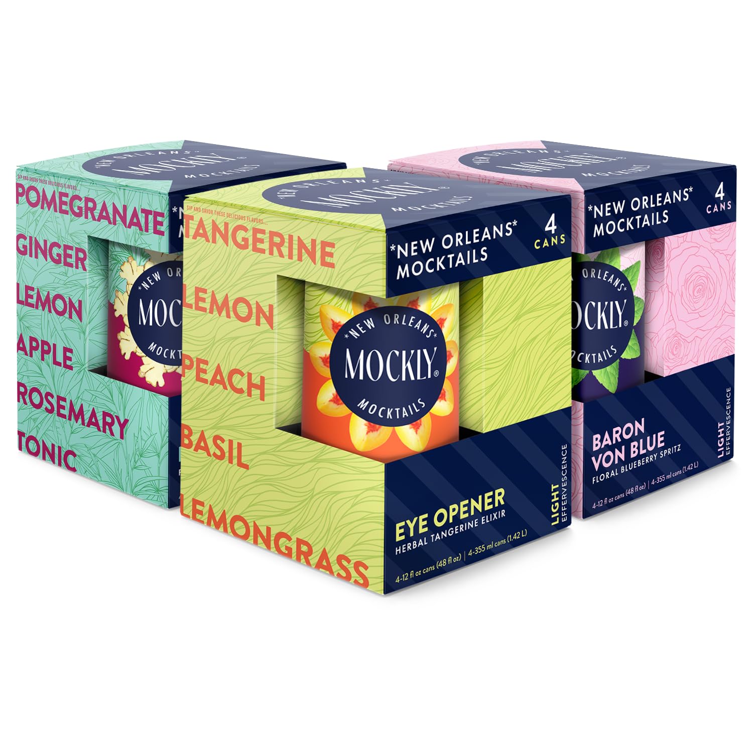 Mockly Booze-Free Cocktail 4-Pack Parent (Variety 12 Pack)