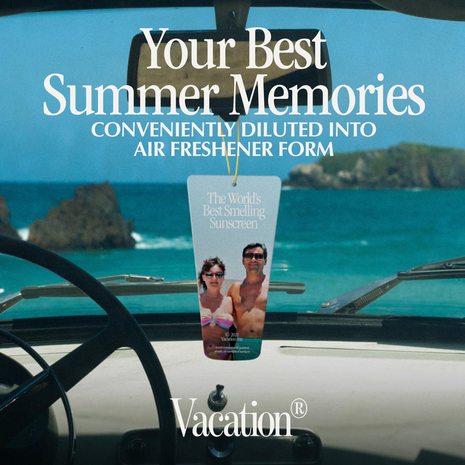 Vacation Hanging Air Freshener (Pack of 3)