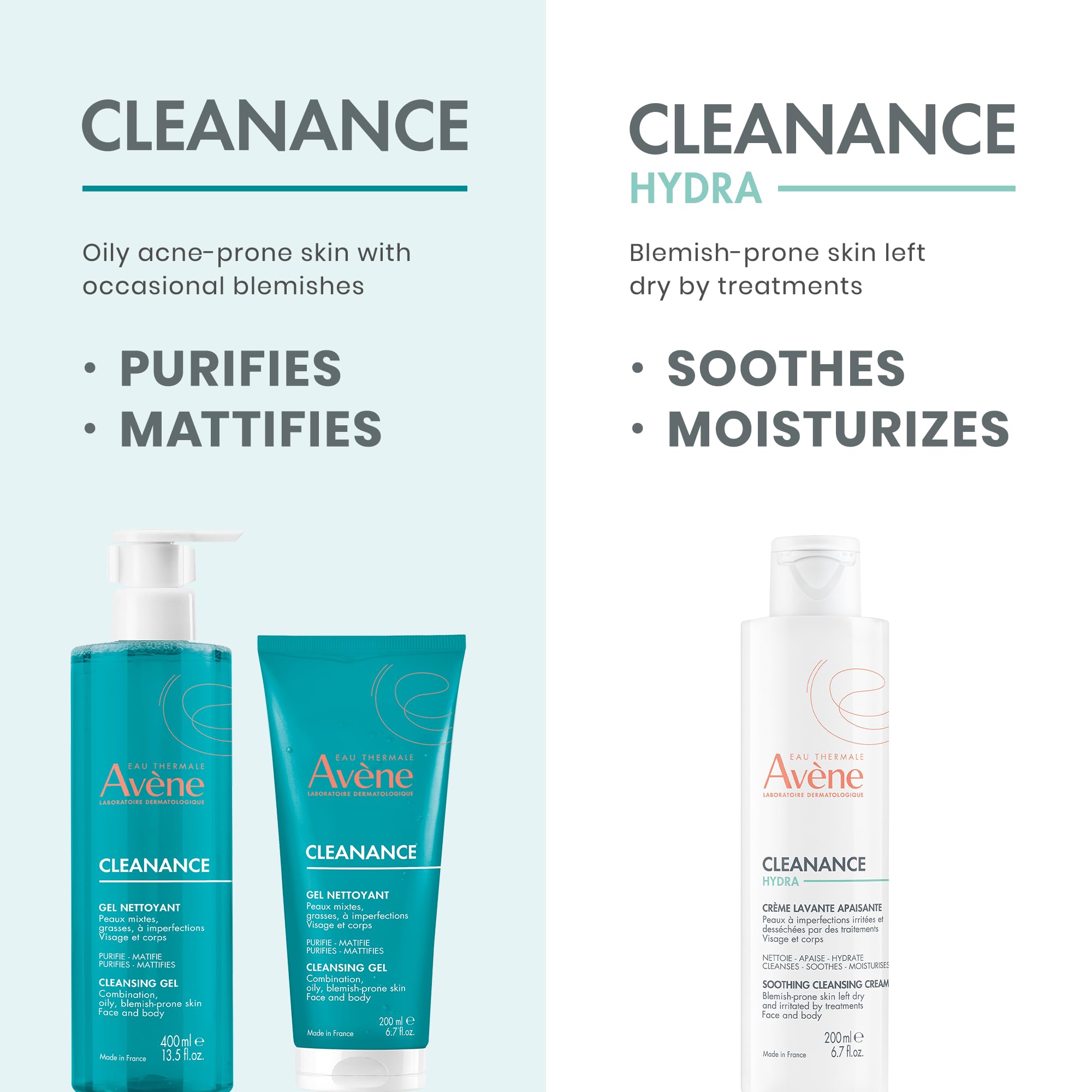 Avene Cleanance Cleansing Gel Soap Free Cleanser