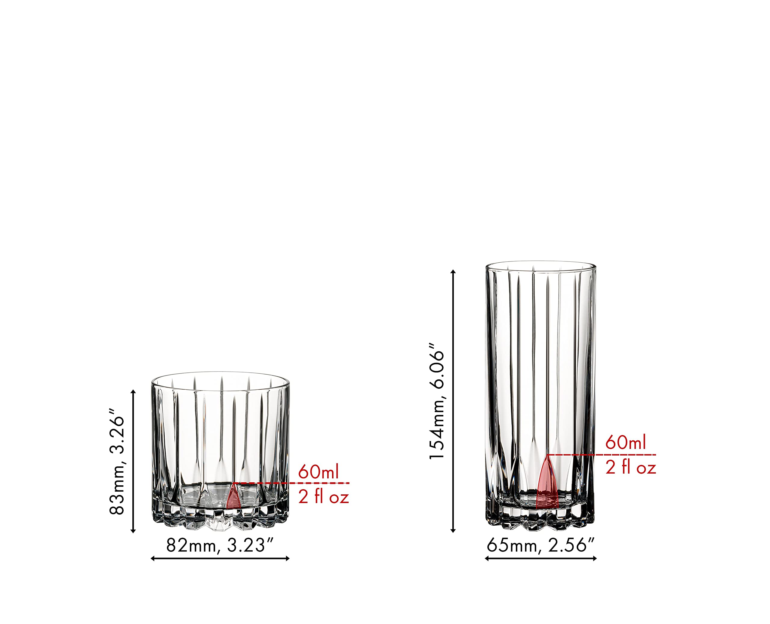 Riedel Drink Specific Glassware Rocks & Highball Set