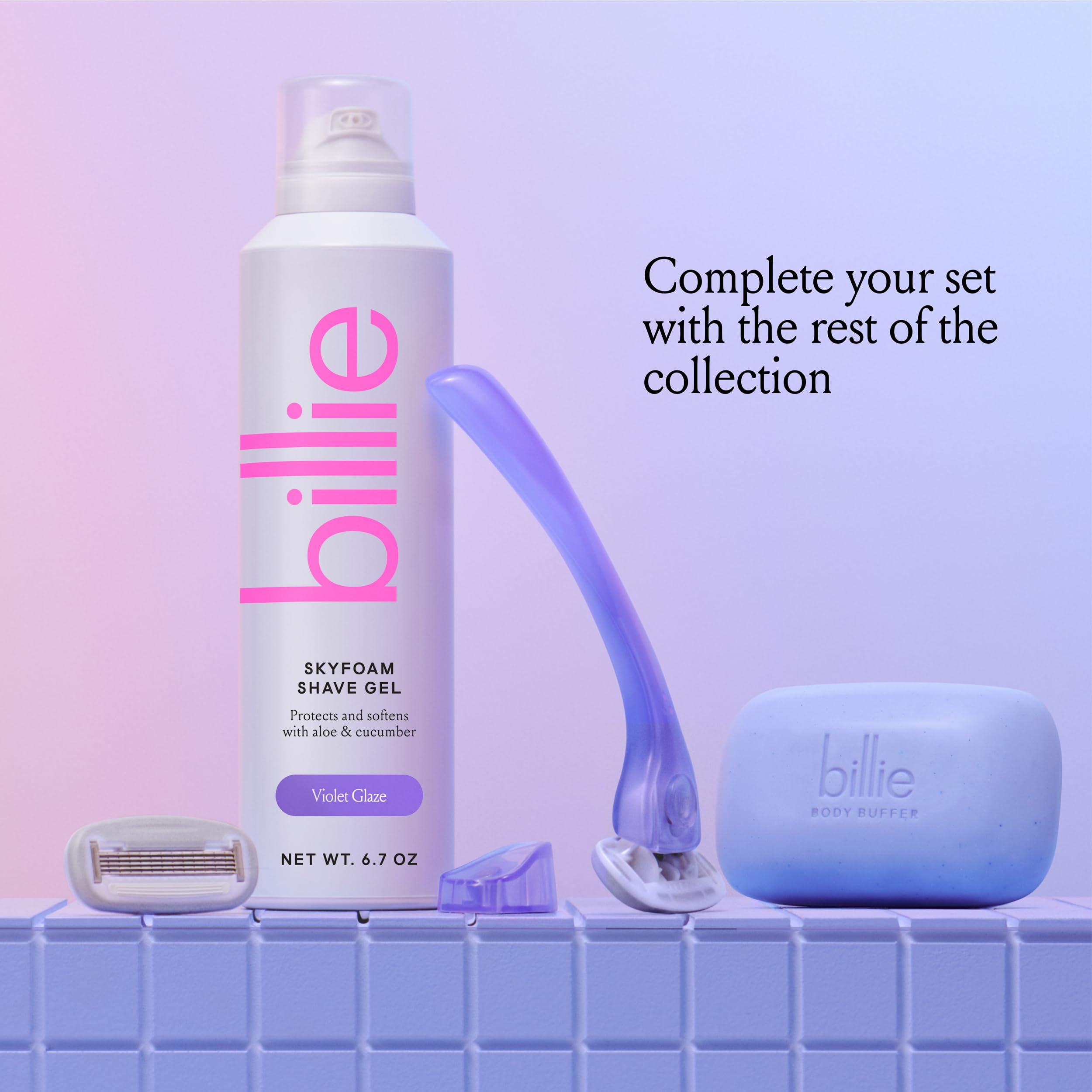 Billie Razors for Women Shave Kit – Moonbeam