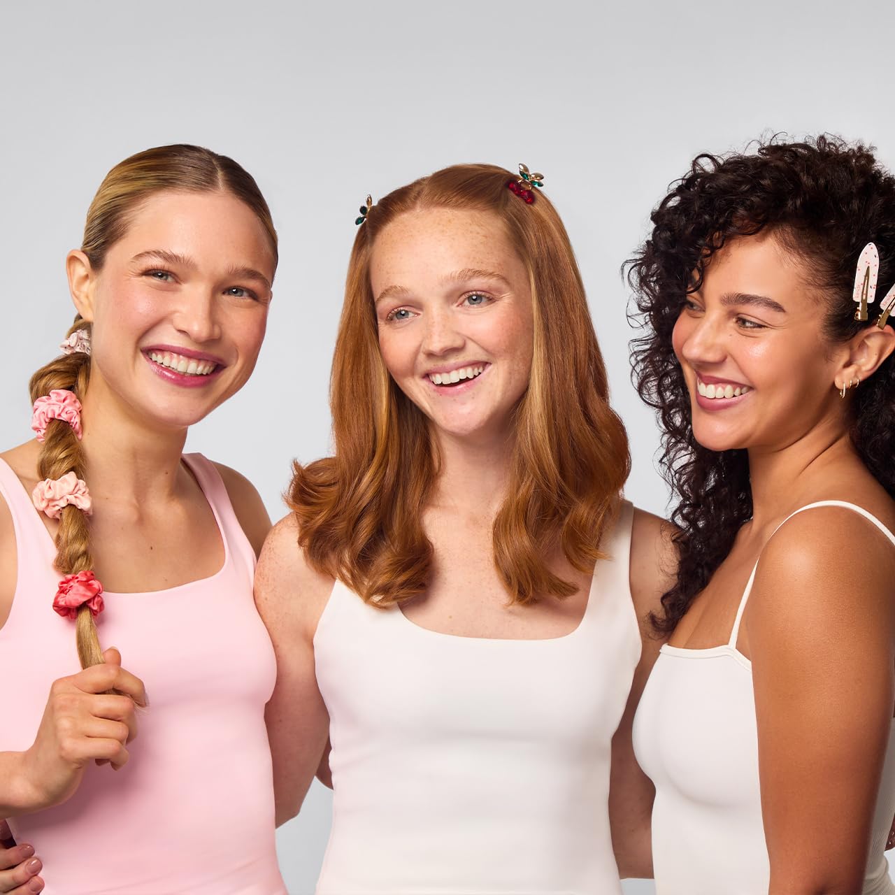 Kitsch Satin Scrunchies for Women - No Crease Hair Ties