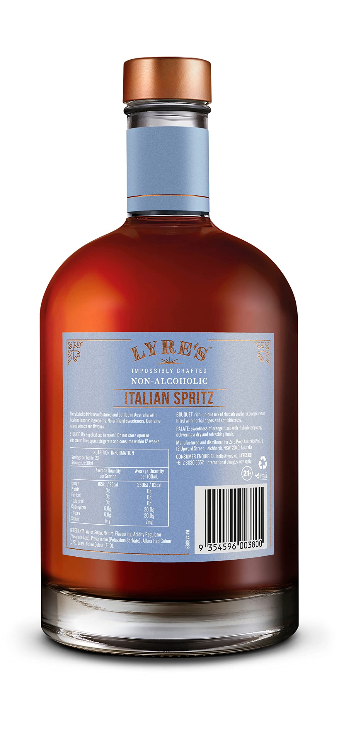 Lyre's Amalfi Spritz Grande Set - Non-Alcoholic Spirit Set