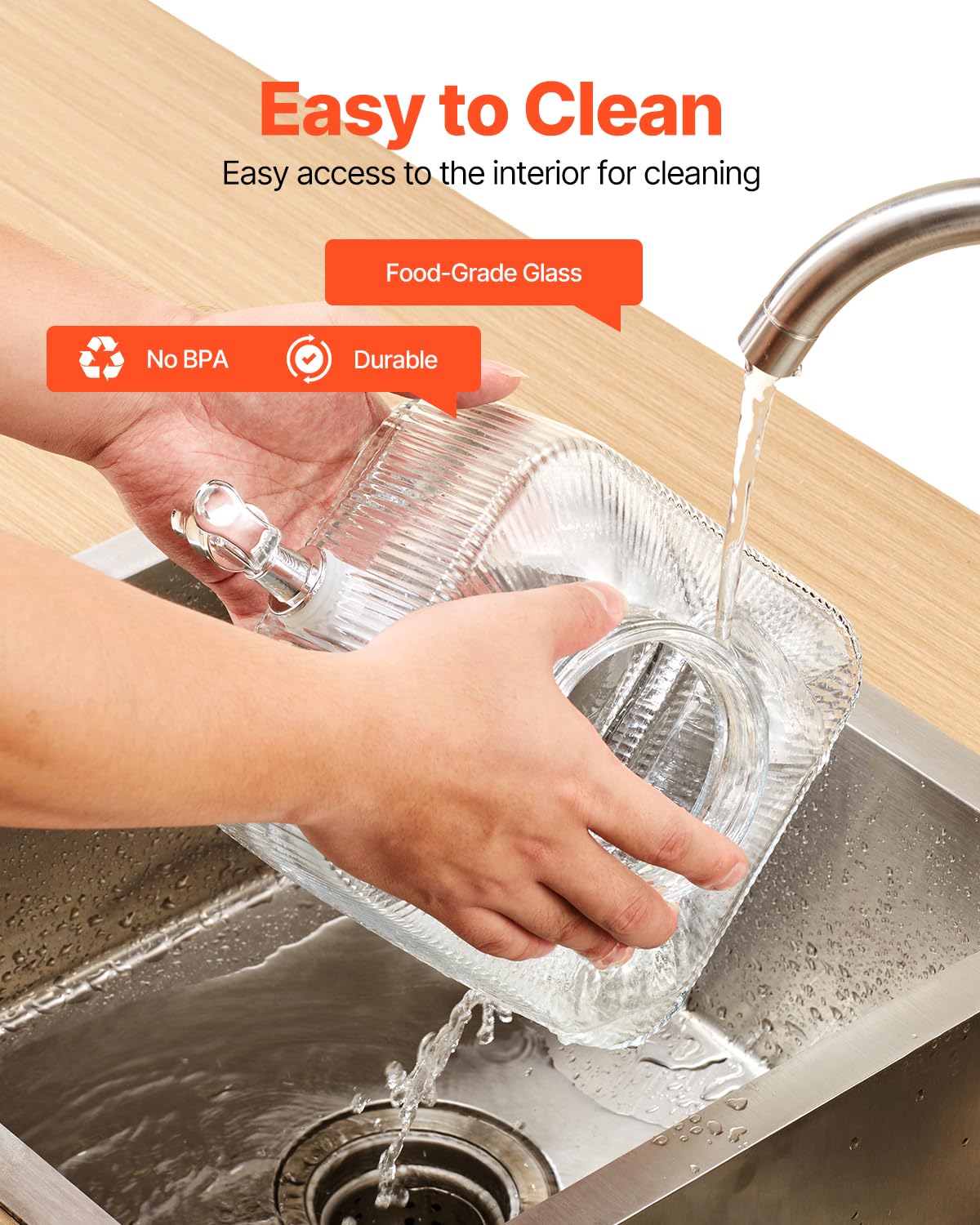 VEVOR 0.8 Gallon Drink Dispensers