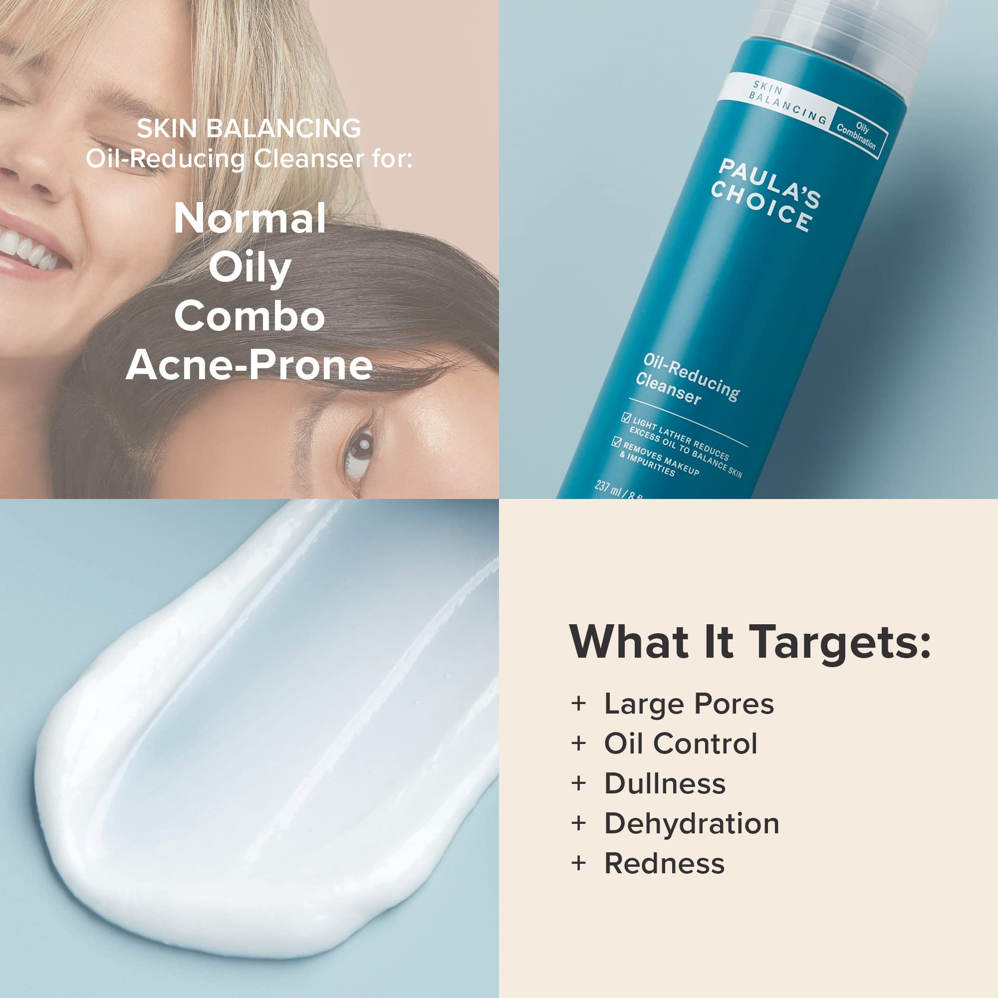 Paula's Choice SKIN BALANCING Oil-Reducing Cleanser with Aloe