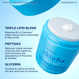 Skinfix Barrier+ Triple Lipid-Peptide Cream & Barrier+ Triple Lipid-Boost 360 Eye