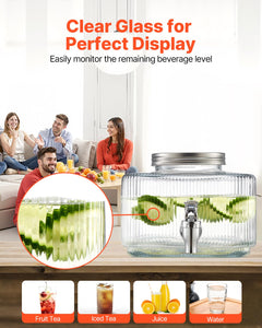 VEVOR 0.8 Gallon Drink Dispensers