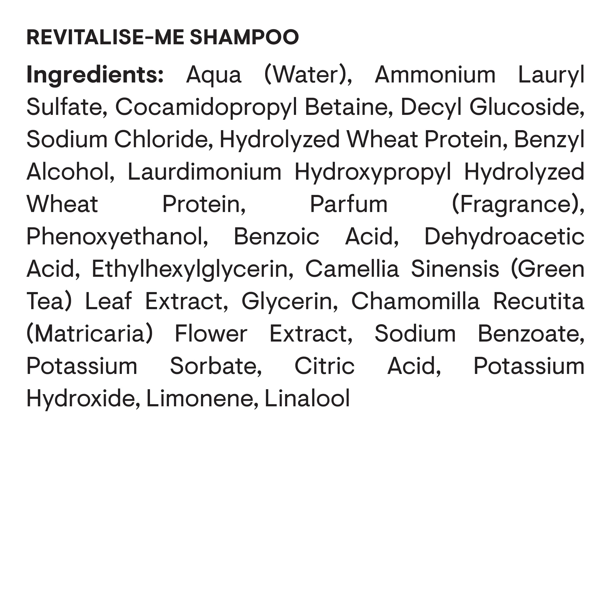 ELEMIS Revitalize-Me Shampoo