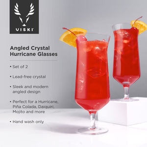 Viski Raye Hurricane Glasses