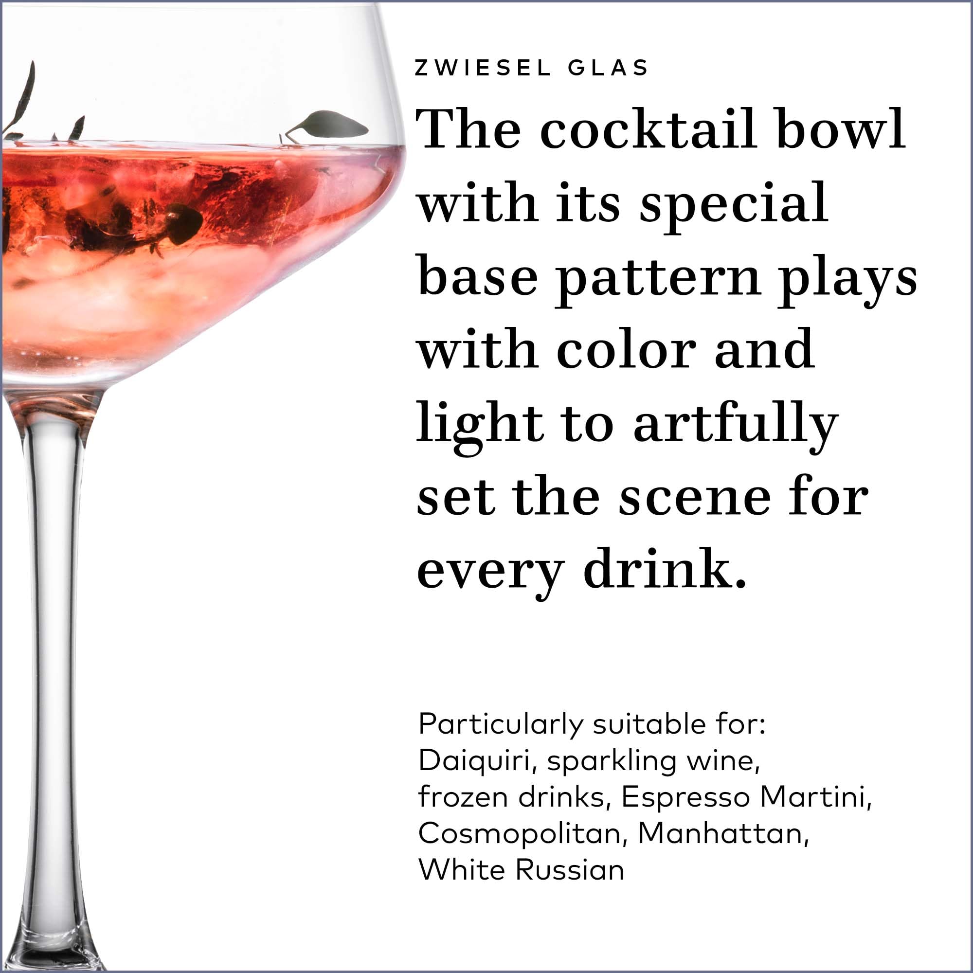 Zwiesel Glas Echo Coup Cocktail Glass (Set of 4)