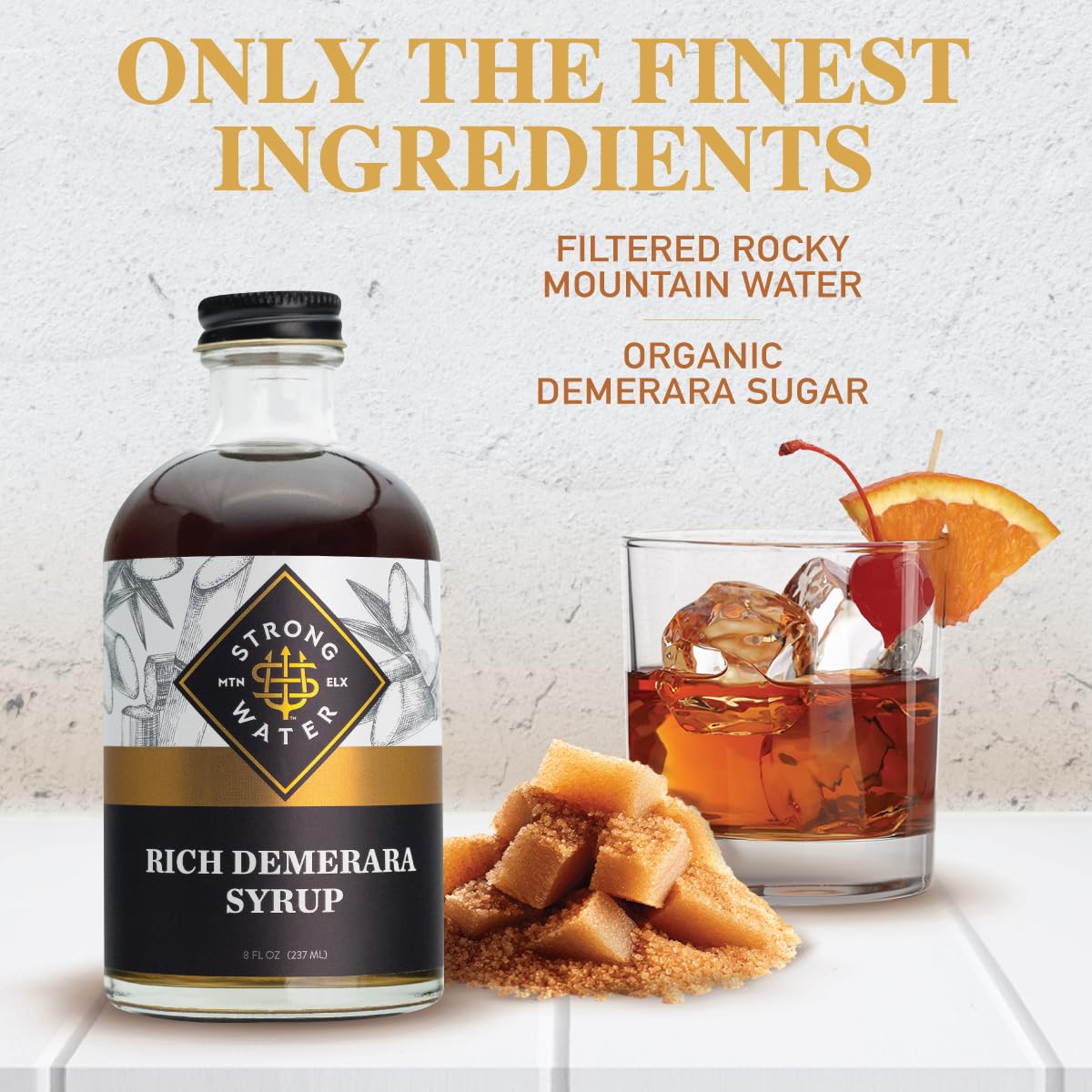 Strongwater Rich Demerara Syrup