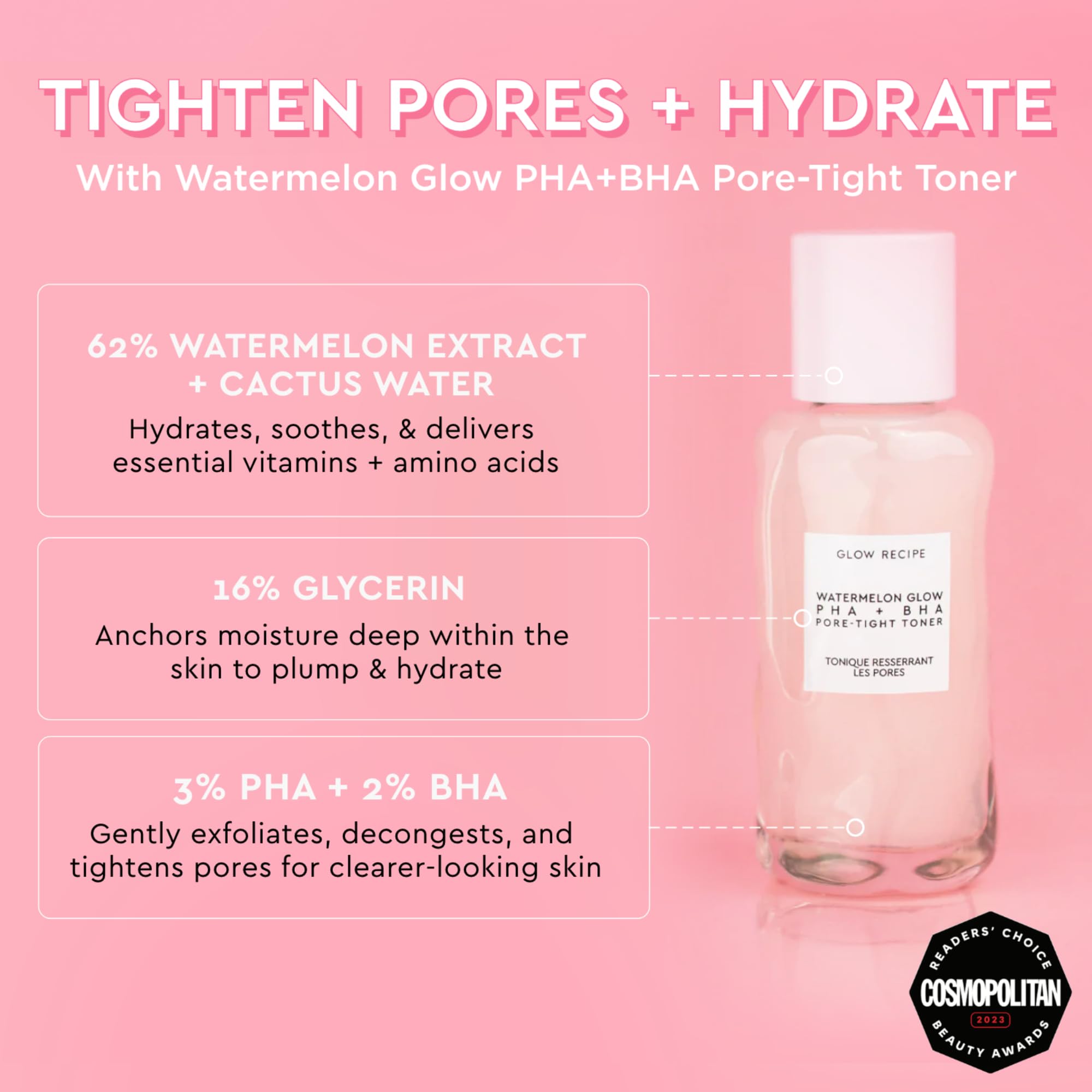 Glow Recipe Brighten & Tighten Toner Duo
