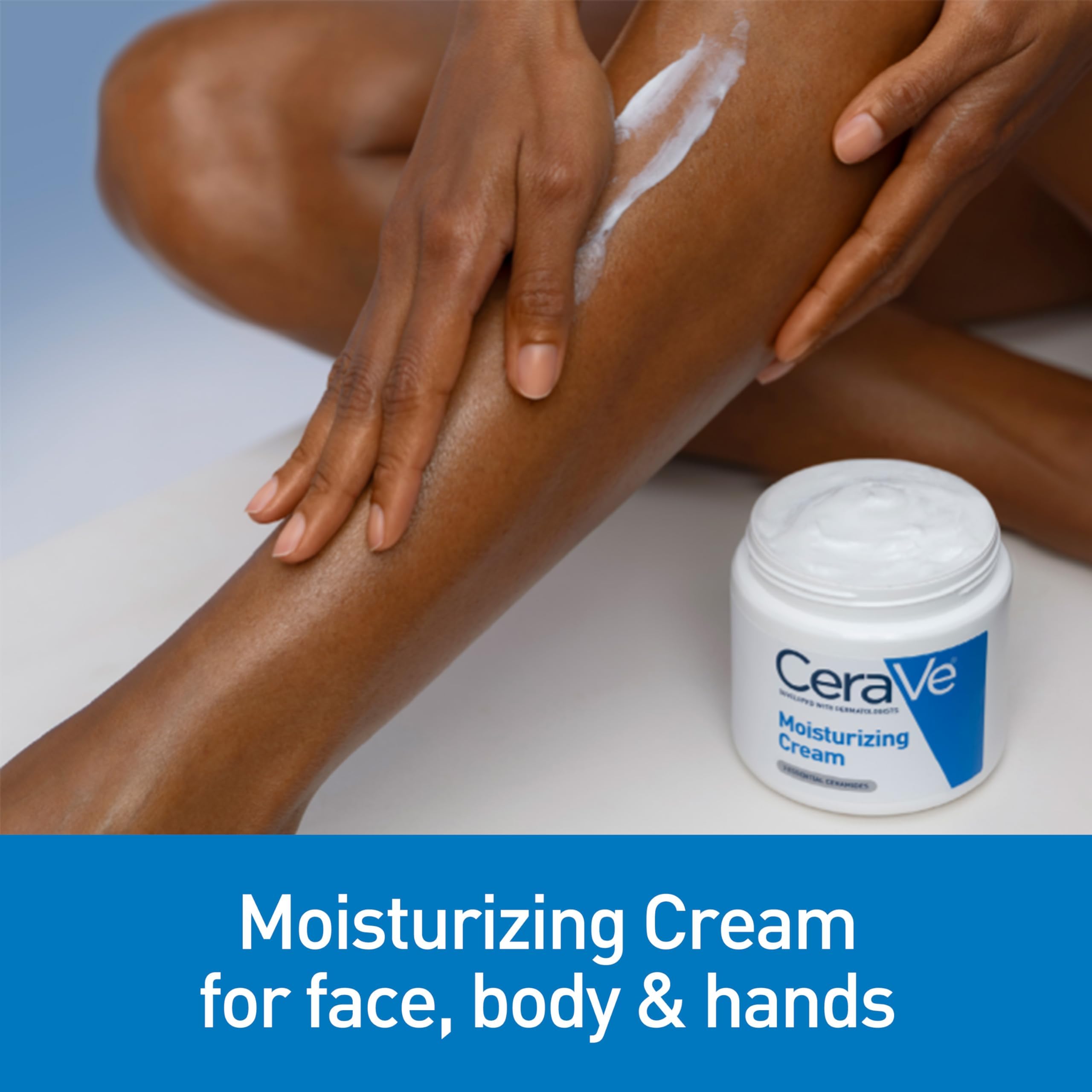 CeraVe Moisturizing Cream, Body and Face Moisturizer