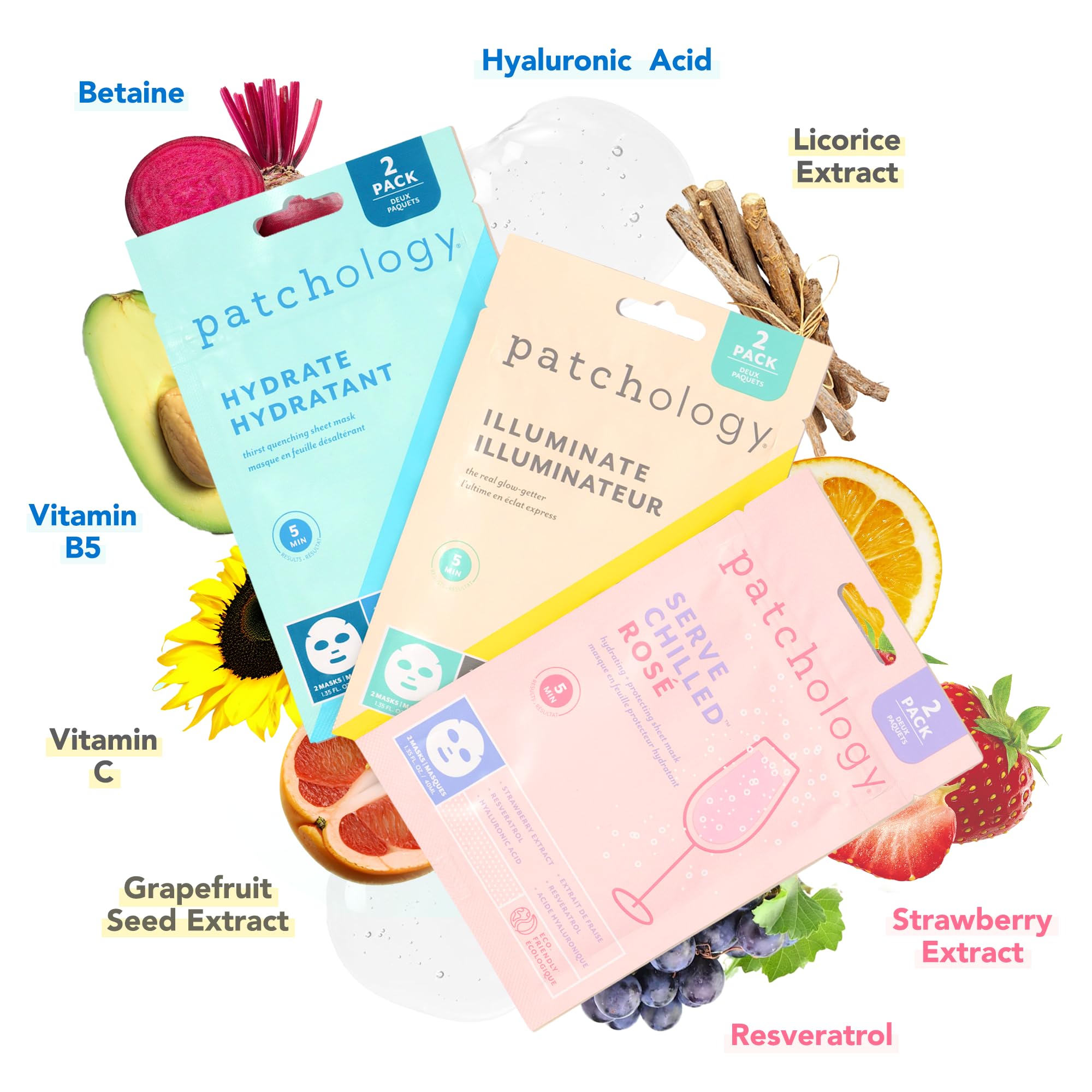 Patchology Face Mask Variety Pack