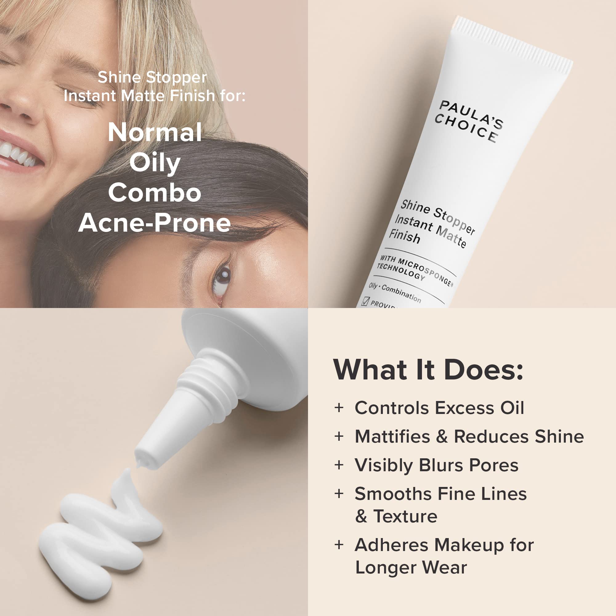 Paula's Choice SHINE STOPPER Instant Matte Finish Oil Control Primer