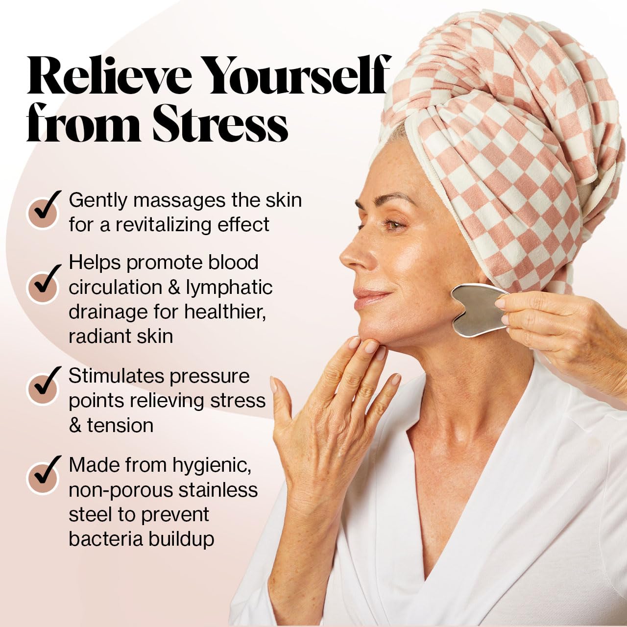 Kitsch Stainless Steel Gua Sha Facial Tools