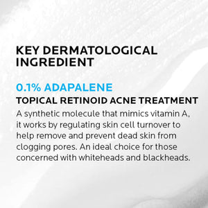 La Roche-Posay Effaclar Adapalene Gel 0.1% Acne Treatment