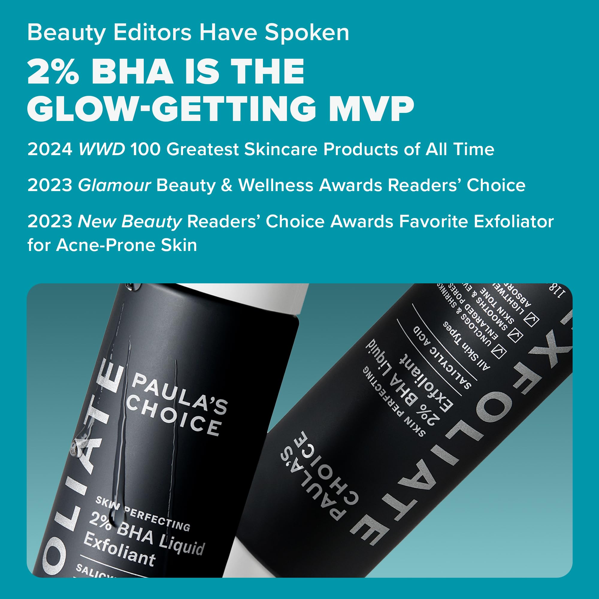 Paulas Choice--SKIN PERFECTING 2% BHA Liquid Salicylic Acid Exfoliant