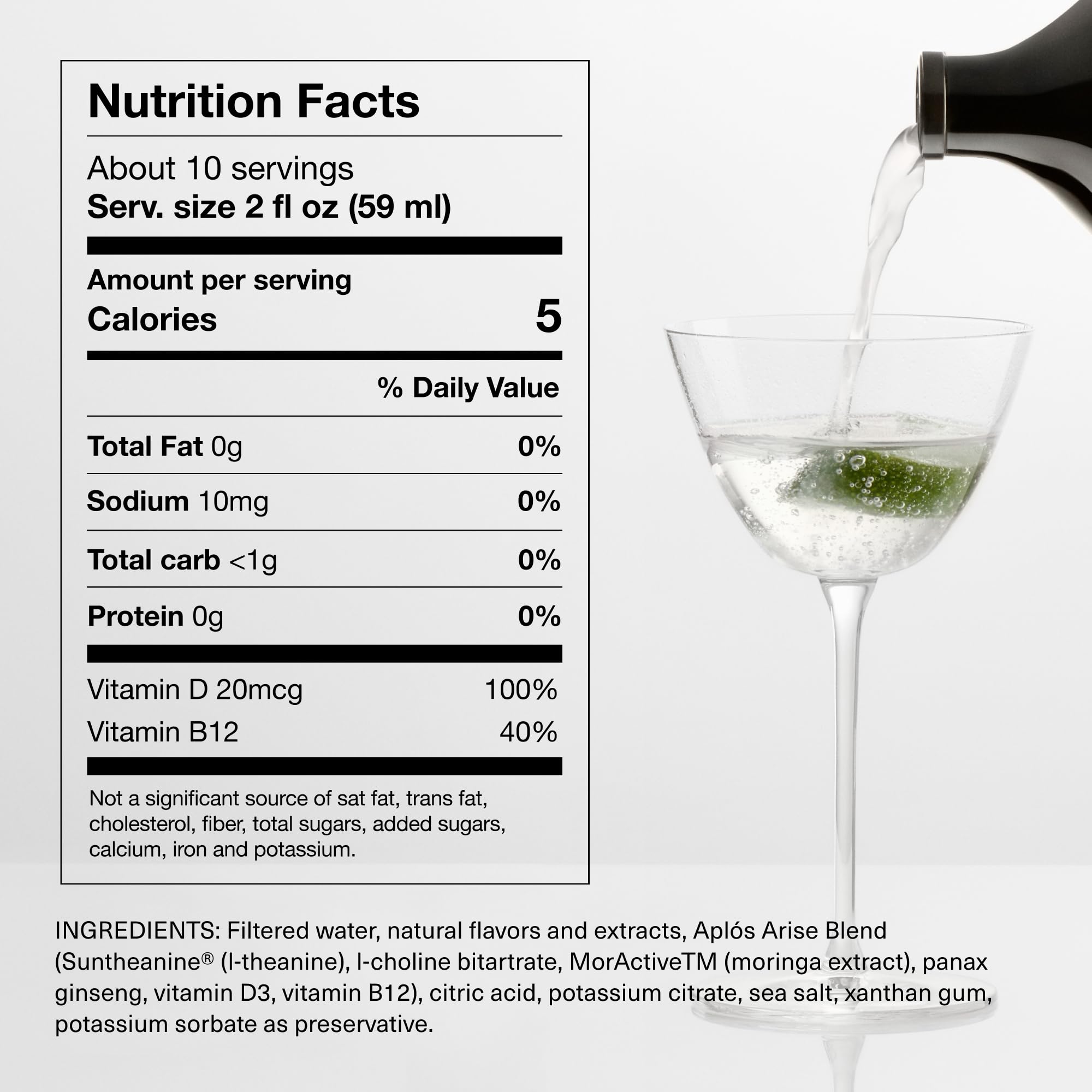 Aplós ARISE Non-Alcoholic Adaptogen-Infused Beverage, Tequila Style Alternative