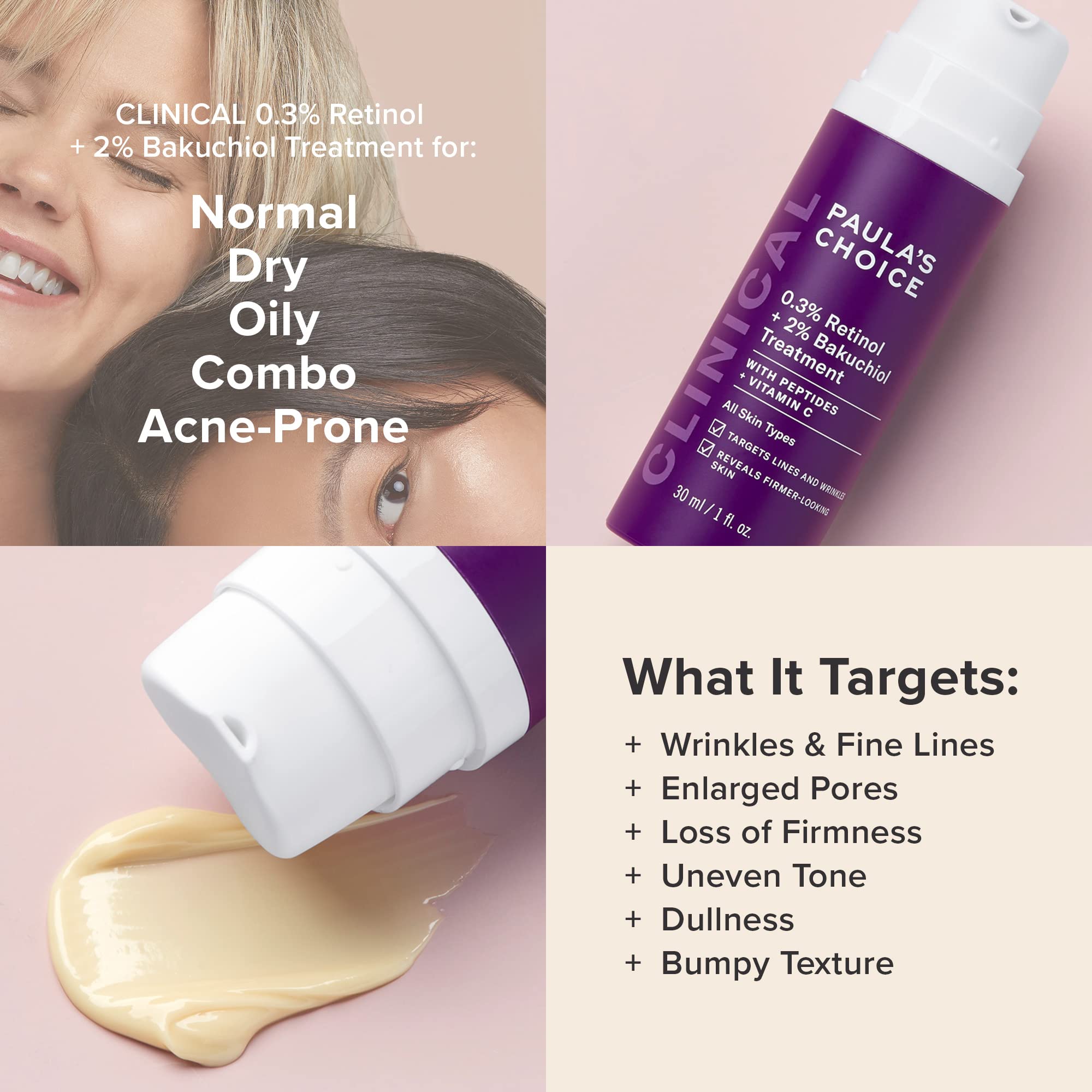 Paula's Choice CLINICAL 0.3% Retinol + 2% Bakuchiol Treatment